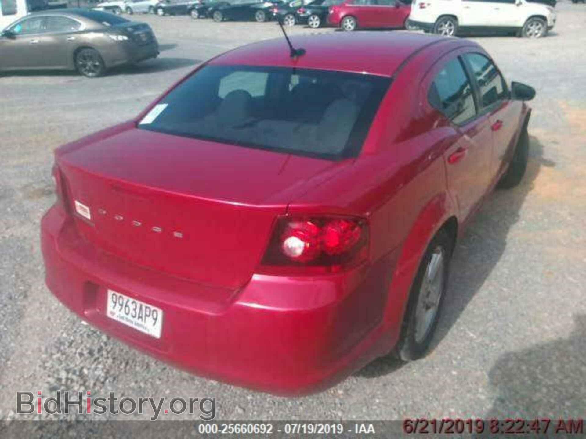 Photo 1C3CDZAB9DN642798 - DODGE AVENGER 2013