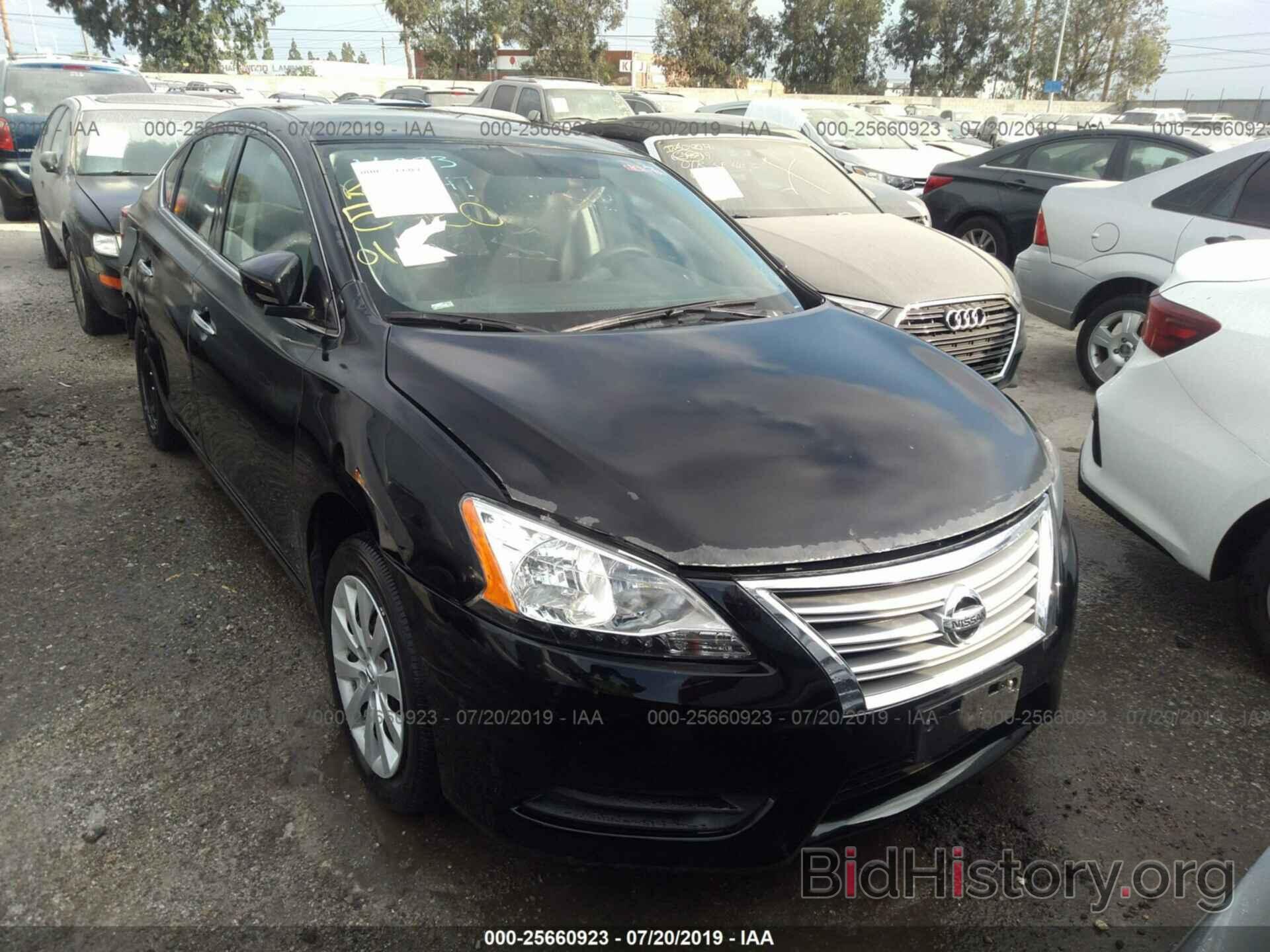 Photo 3N1AB7APXEL696348 - NISSAN SENTRA 2014