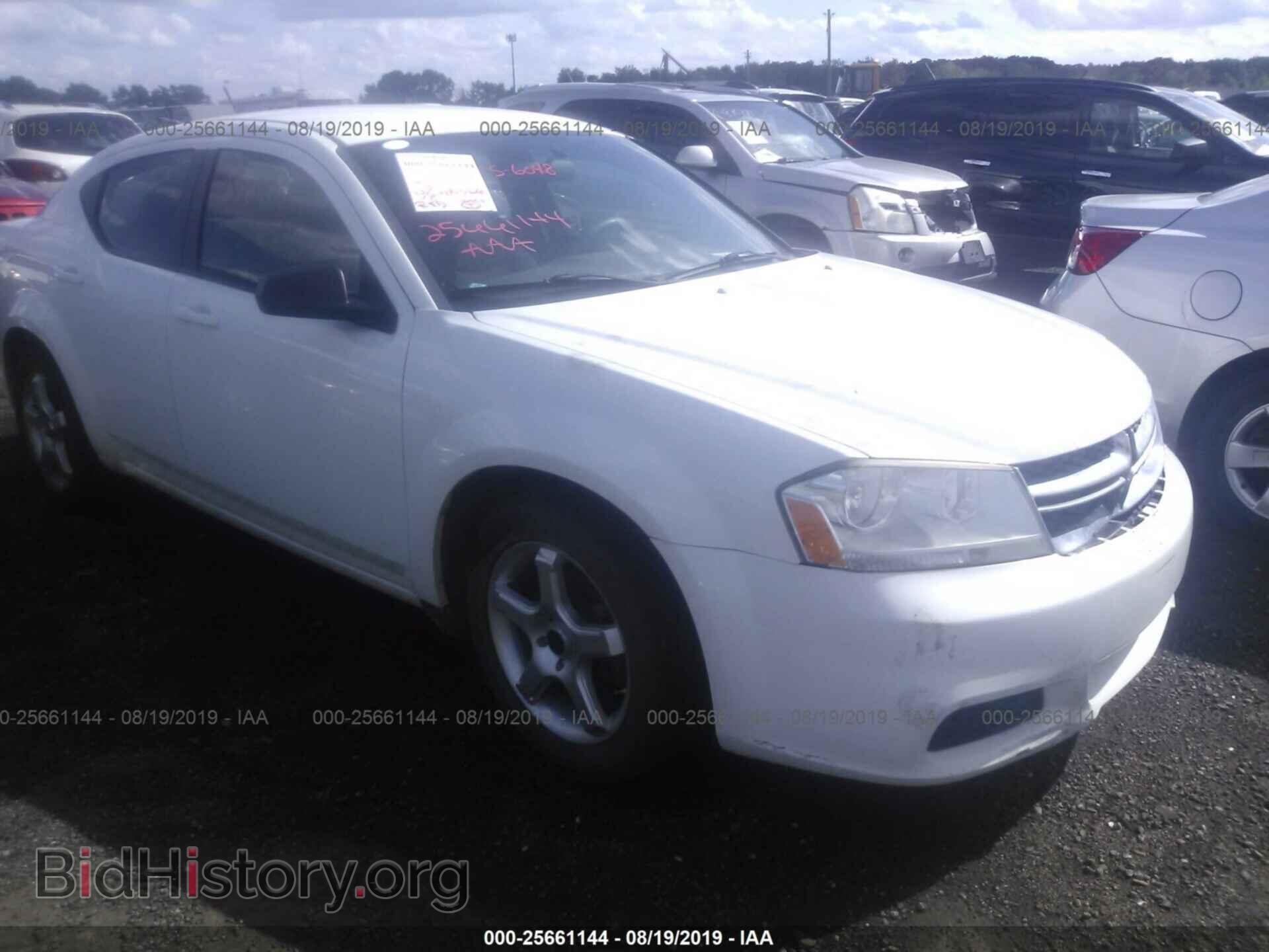 Photo 1C3CDZAB2CN110839 - DODGE AVENGER 2012