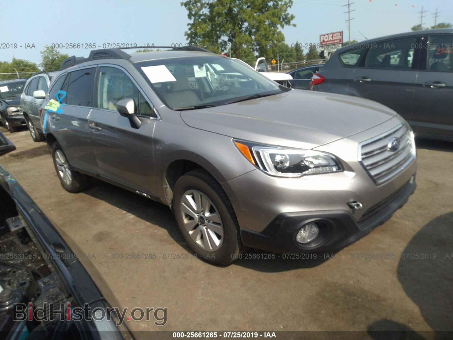 Фотография 4S4BSACC6G3286679 - SUBARU OUTBACK 2016