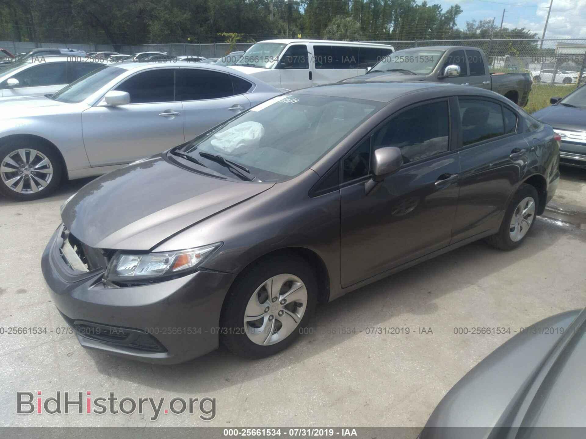2013 HONDA CIVIC - VIN: 2HGFB2F5XDH601826 - Фото 2