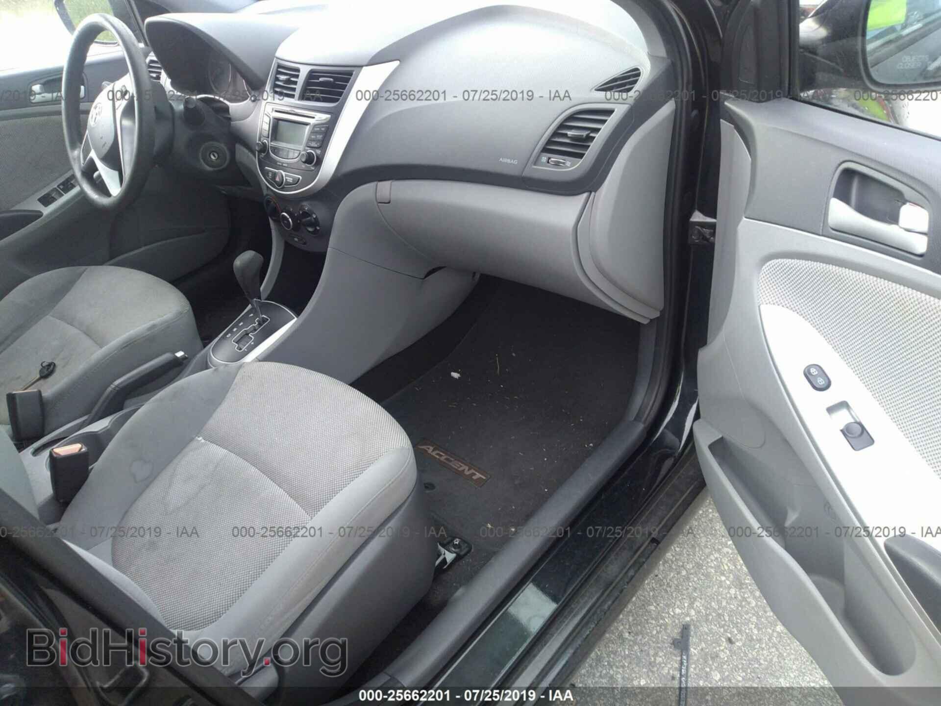 2012 HYUNDAI ACCENT - VIN: KMHCT5AE3CU005830 - Фото 5