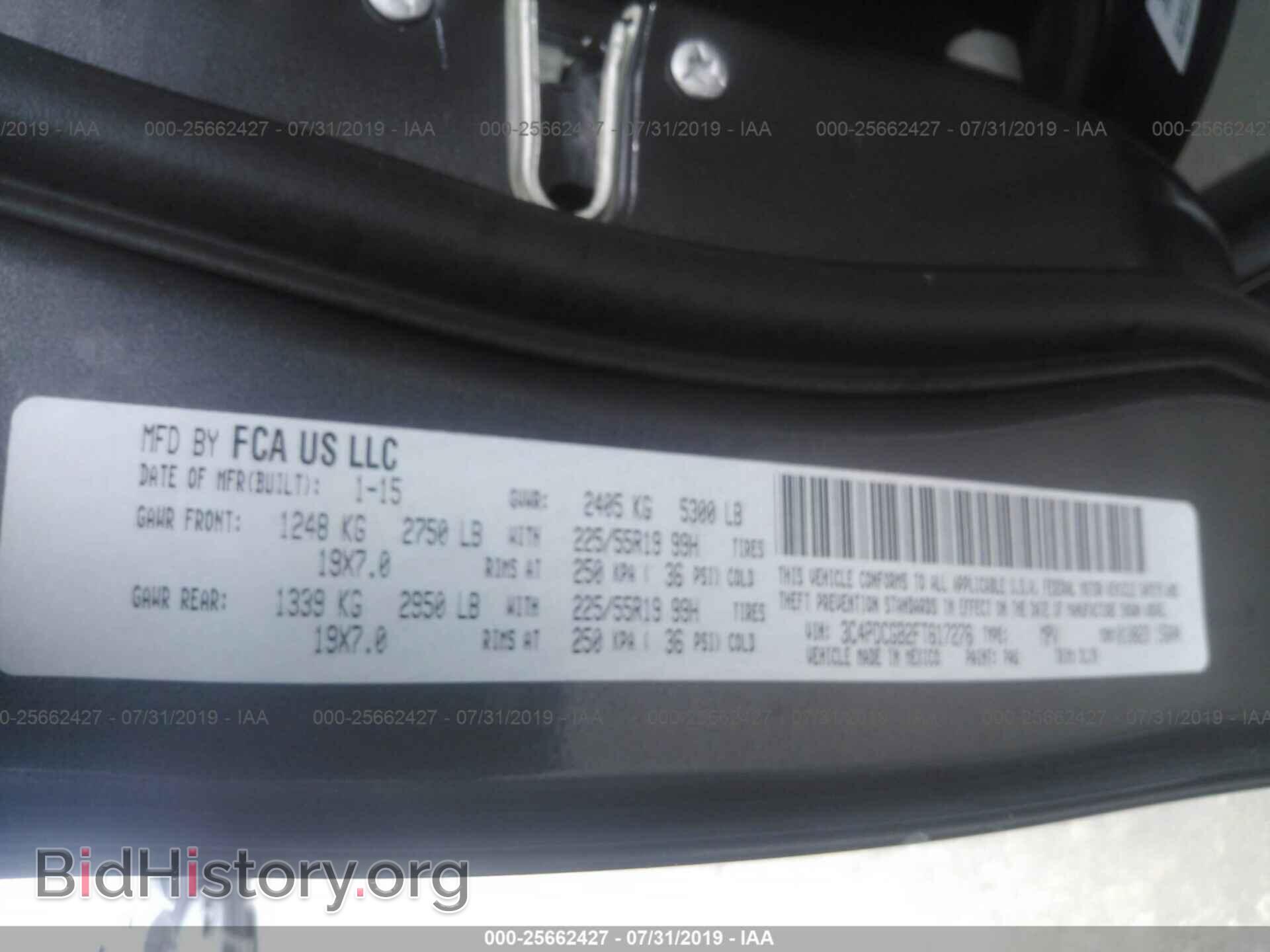 2015 DODGE JOURNEY - VIN: 3C4PDCGB2FT617276 - Фото 9