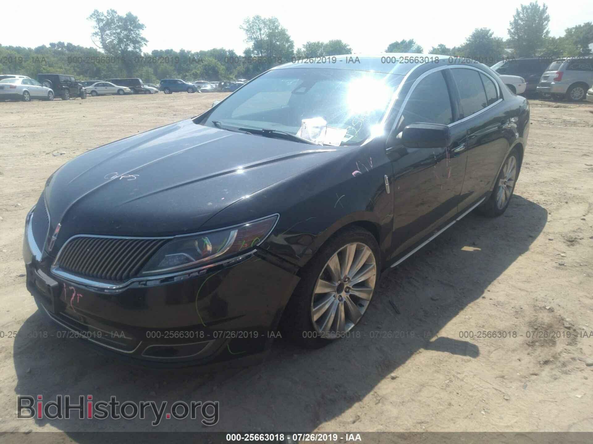 2013 LINCOLN MKS - VIN: 1LNHL9FT0DG602938 - Фото 2