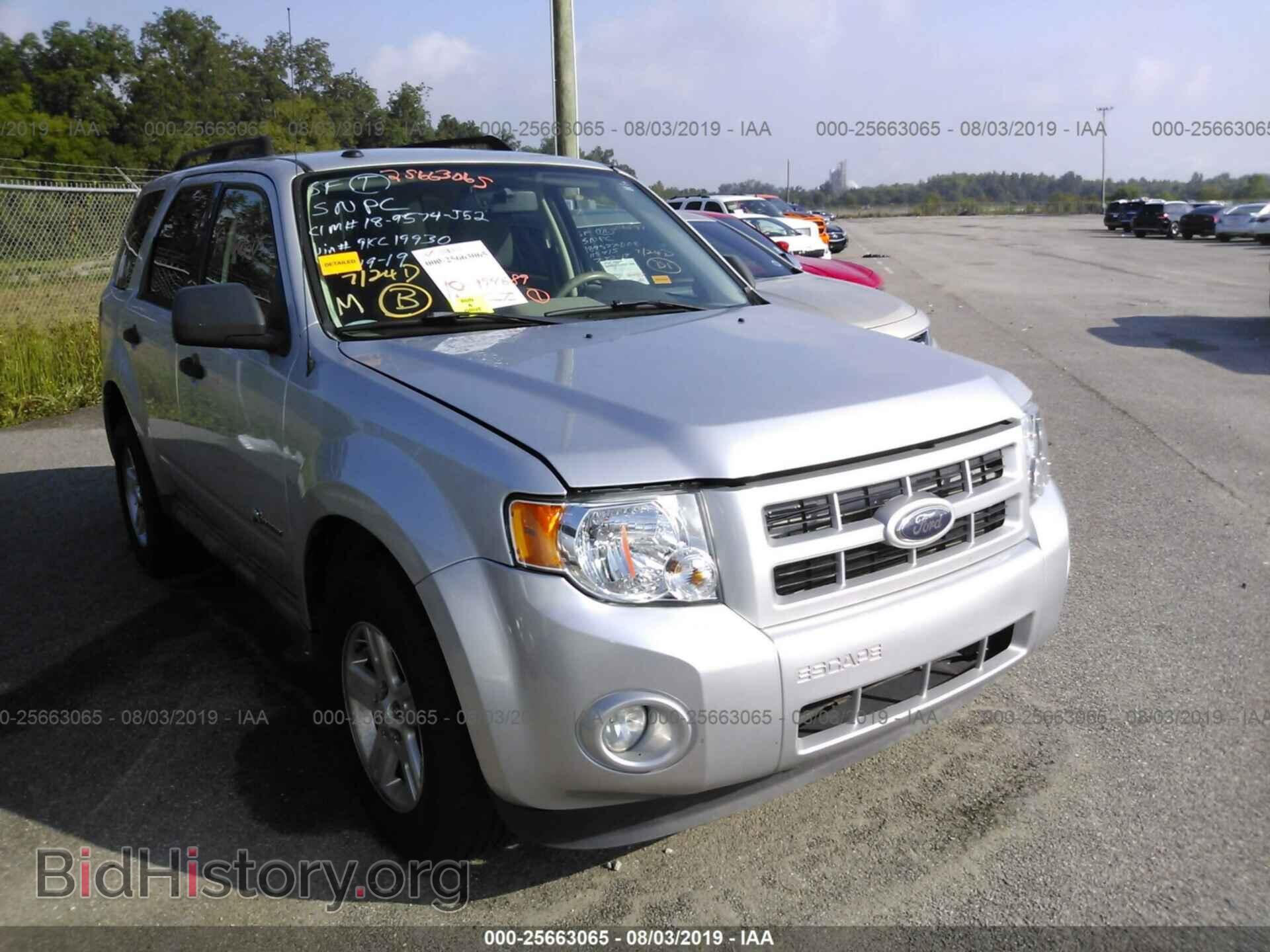 Фотография 1FMCU59389KC19930 - FORD ESCAPE 2009