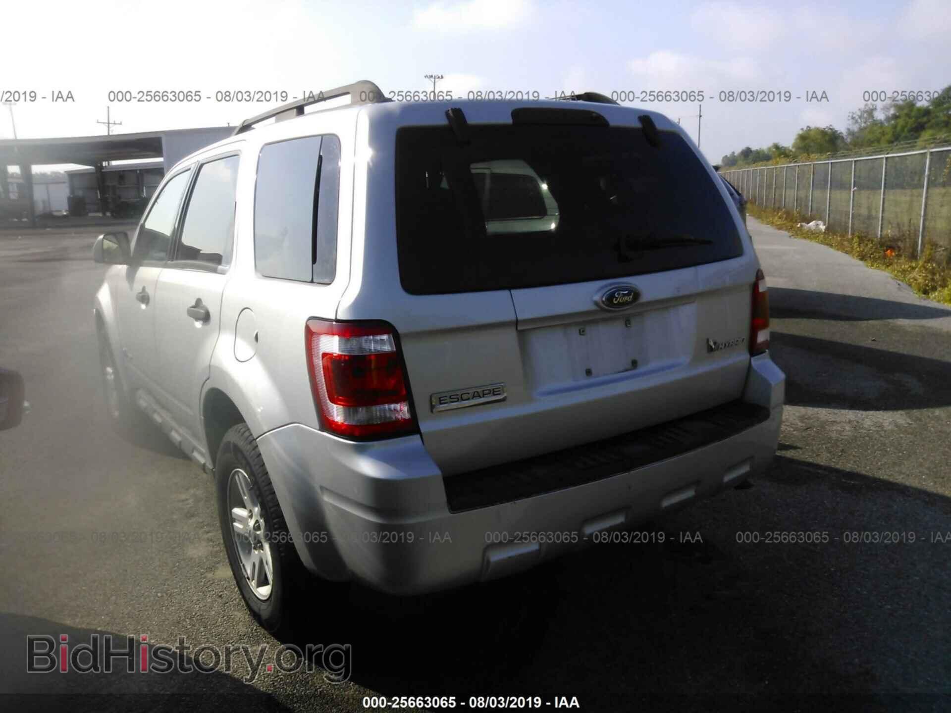 2009 FORD ESCAPE - VIN: 1FMCU59389KC19930 - Фото 3