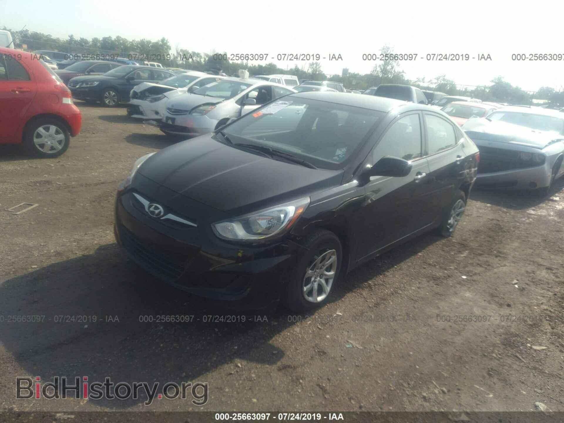 2014 HYUNDAI ACCENT - VIN: KMHCT4AE2EU766703 - Фото 2