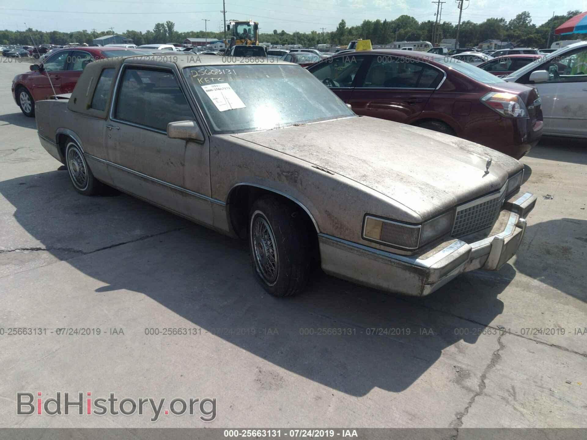 Photo 1G6CD1152K4219350 - CADILLAC DEVILLE 1989