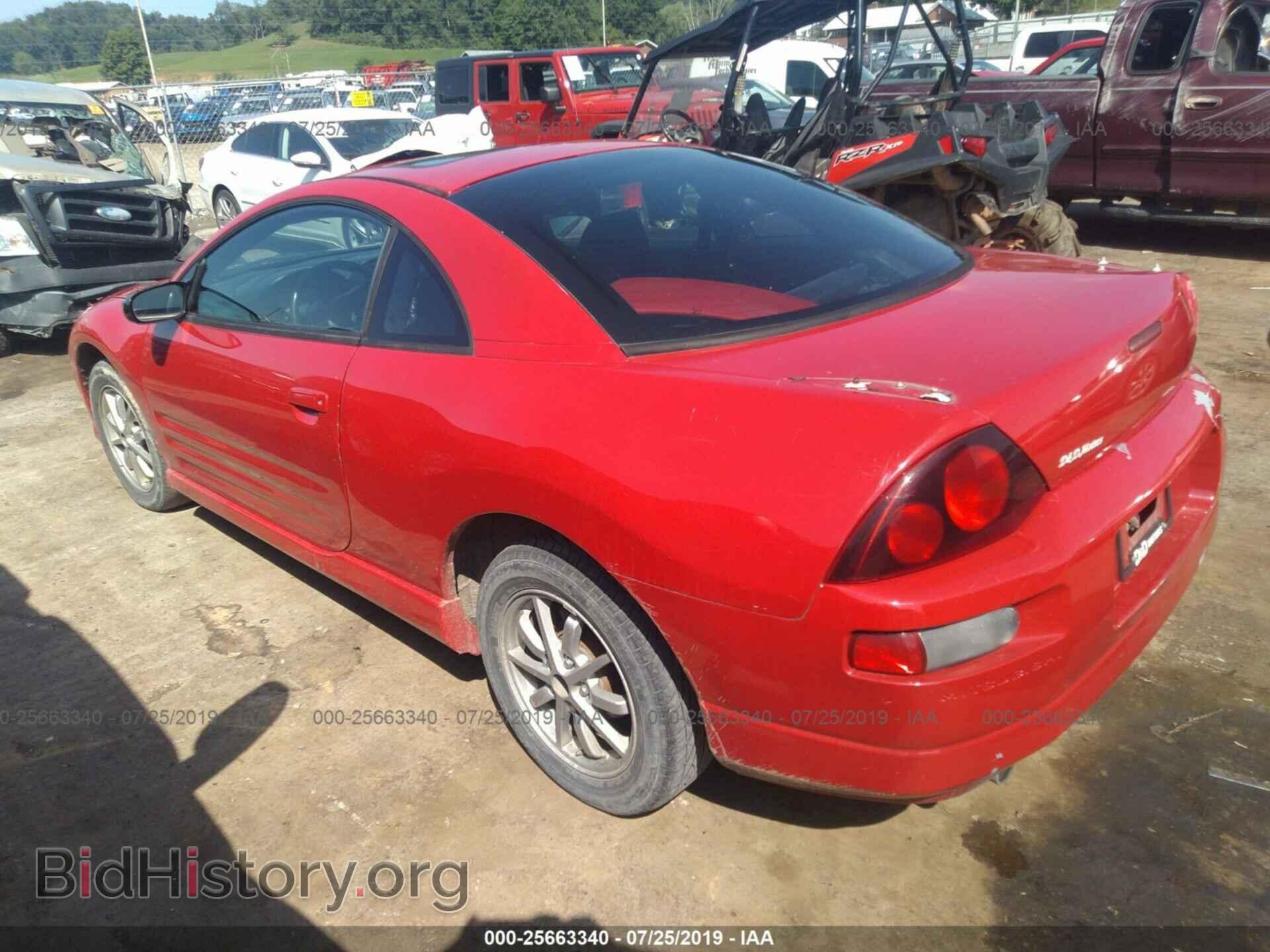 2001 MITSUBISHI ECLIPSE - VIN: 4A3AC84H21E025347 - Фото 3