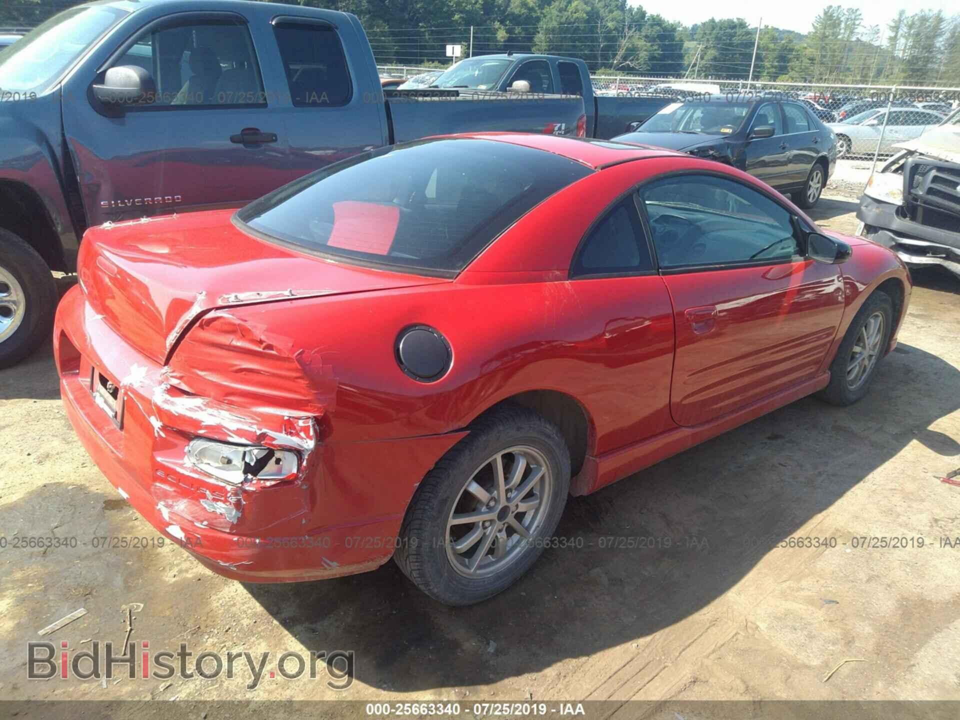 2001 MITSUBISHI ECLIPSE - VIN: 4A3AC84H21E025347 - Фото 4