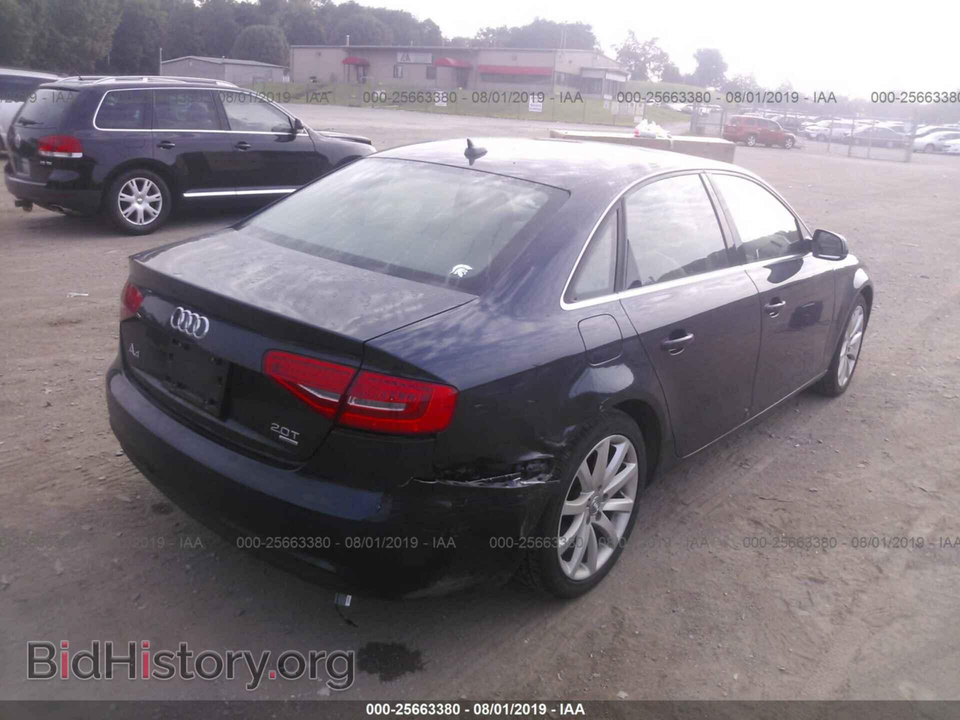 2013 AUDI A4 - VIN: WAUFFAFL4DA154126 - Photo 4