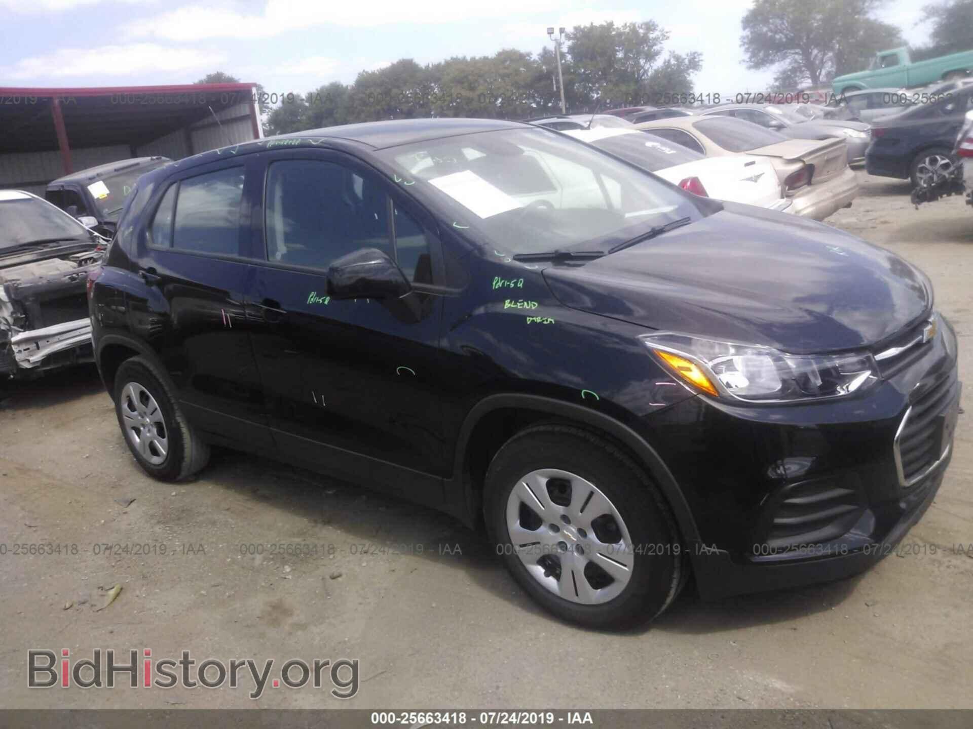 Фотография 3GNCJKSB3HL274450 - CHEVROLET TRAX 2017