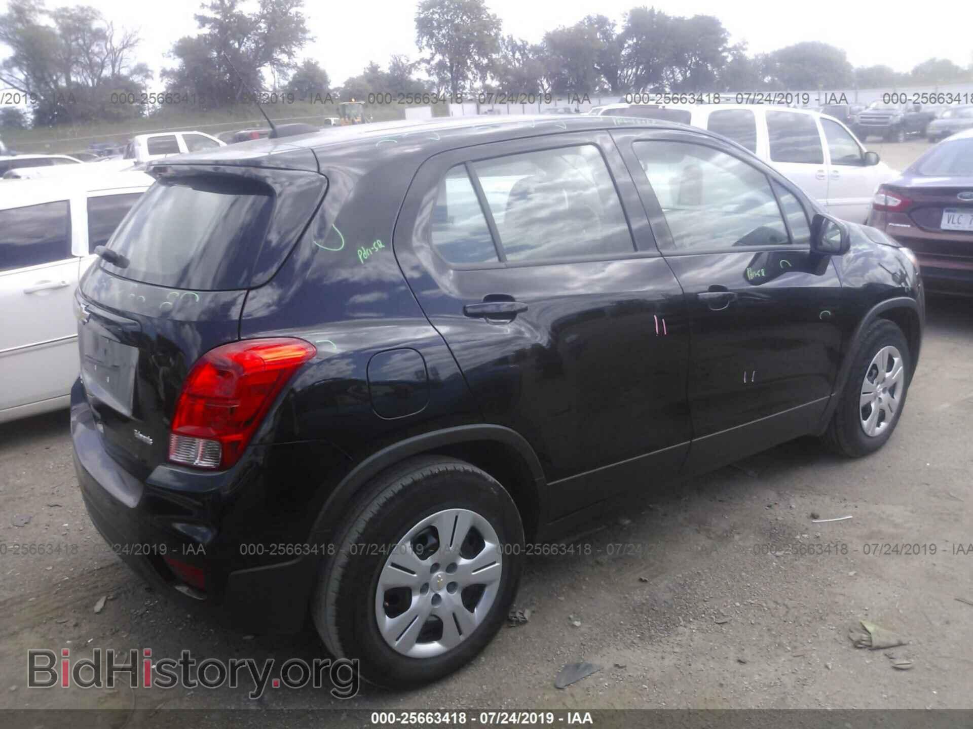 2017 CHEVROLET TRAX - VIN: 3GNCJKSB3HL274450 - Photo 4