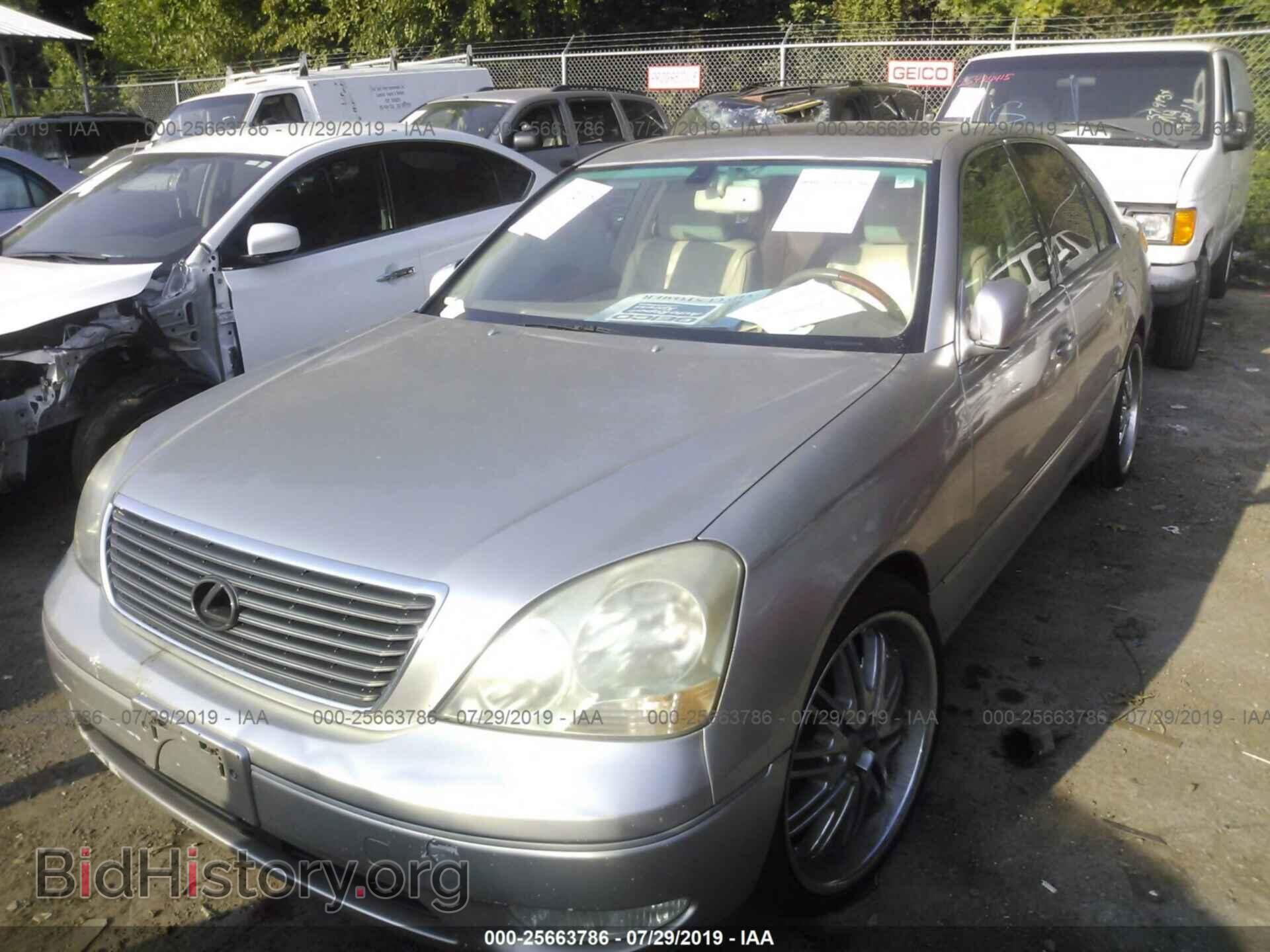 2002 LEXUS LS - VIN: JTHBN30F920091285 - Фото 2