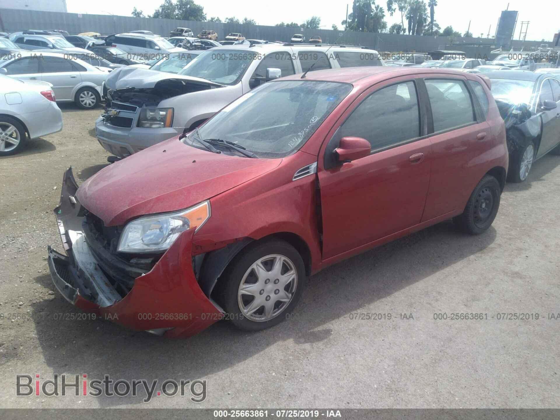 2011 CHEVROLET AVEO - VIN: KL1TG6DE1BB169671 - Фото 2