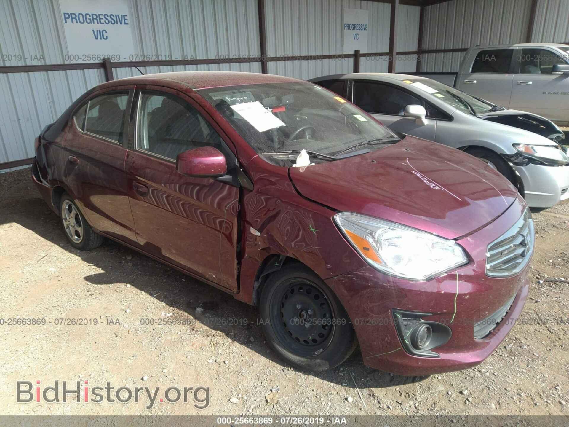 Photo ML32F3FJ6HHF12258 - MITSUBISHI MIRAGE 2017