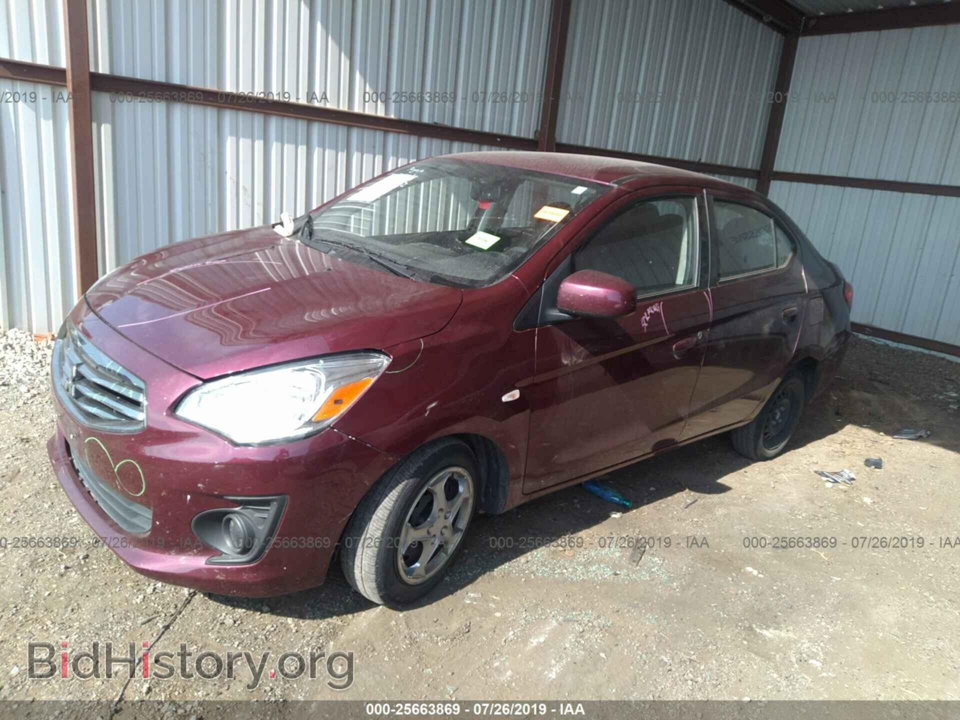 2017 MITSUBISHI MIRAGE - VIN: ML32F3FJ6HHF12258 - Фото 2