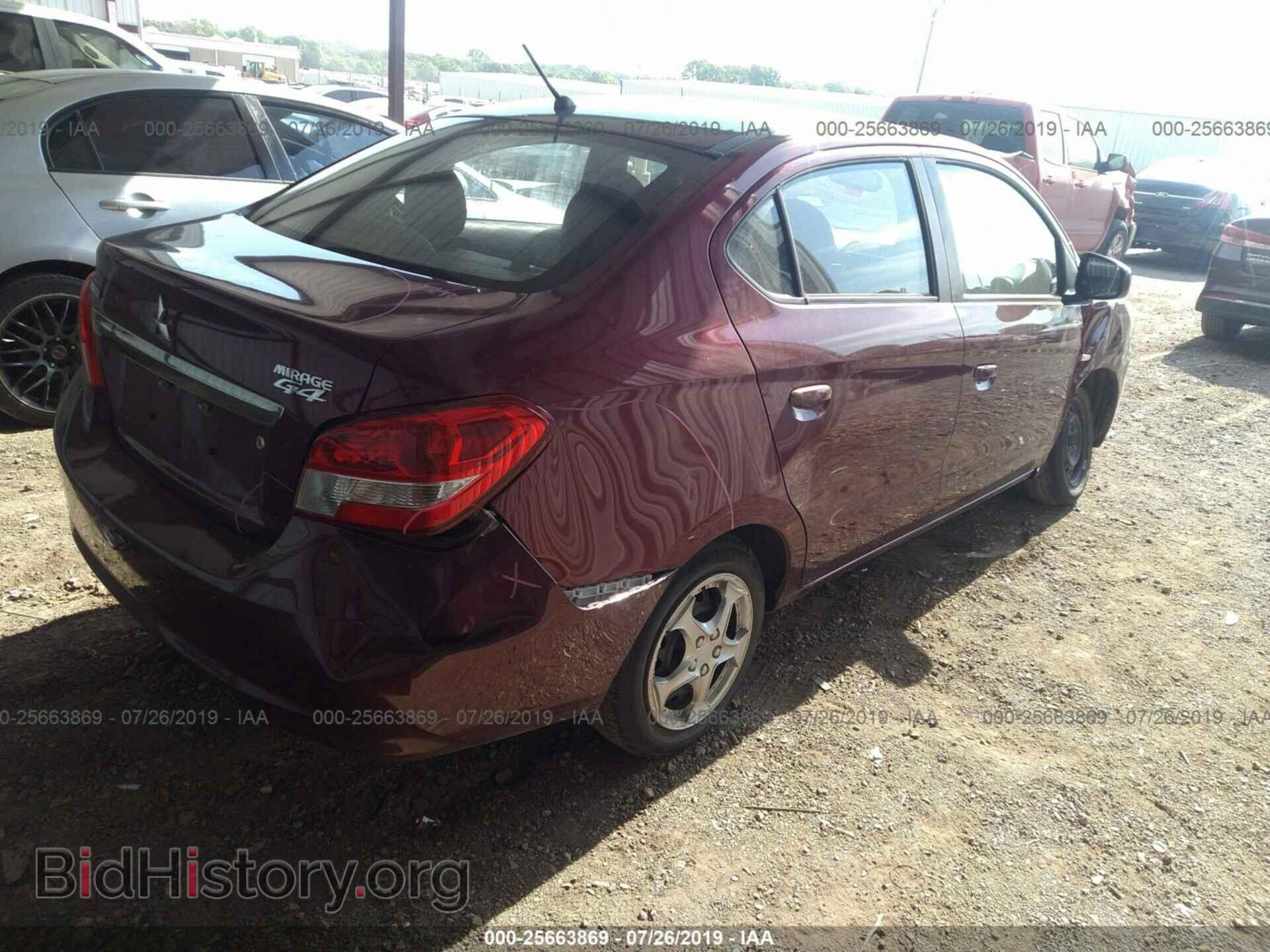 2017 MITSUBISHI MIRAGE - VIN: ML32F3FJ6HHF12258 - Фото 4