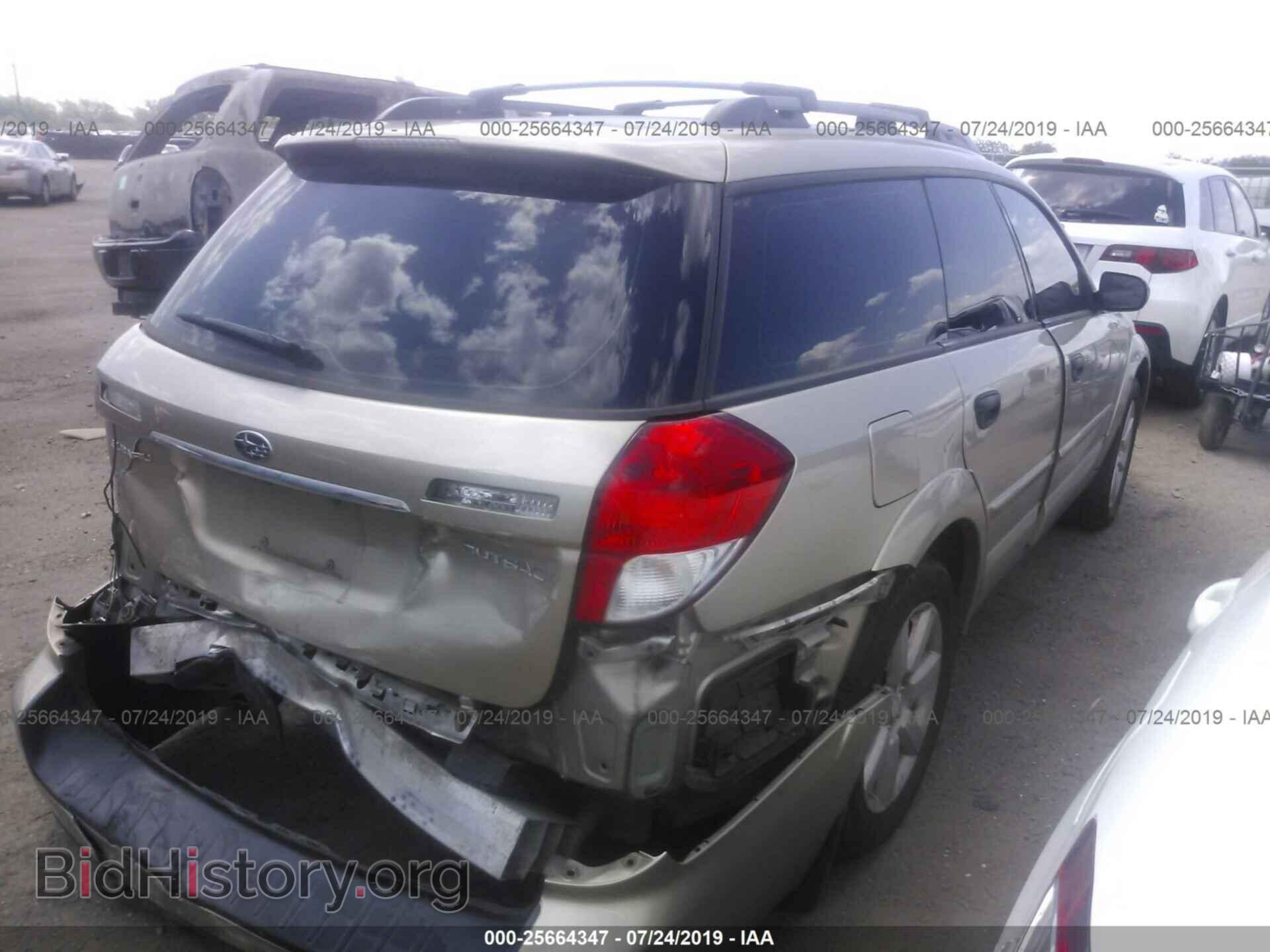 2008 SUBARU OUTBACK - VIN: 4S4BP61C487334711 - Фото 4