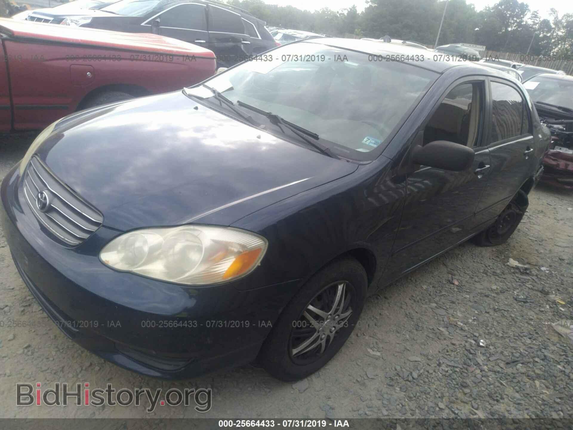 2003 TOYOTA COROLLA - VIN: 2T1BR32EX3C002454 - Фото 2