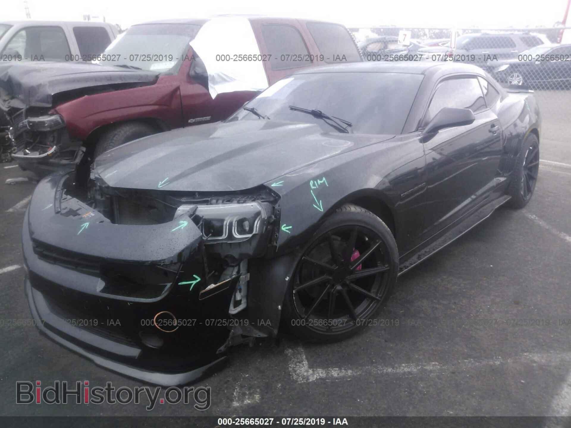 2014 CHEVROLET CAMARO - VIN: 2G1FA1E30E9235021 - Фото 2