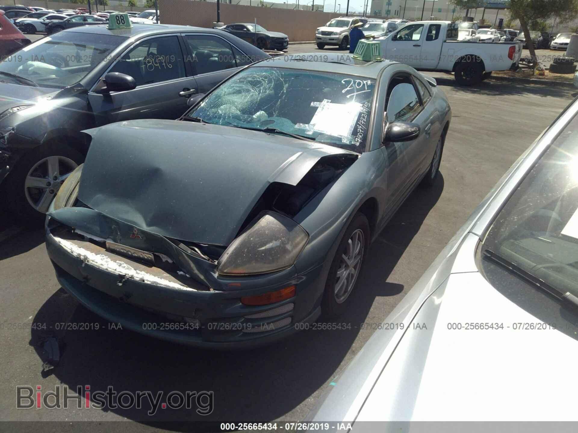 2000 MITSUBISHI ECLIPSE - VIN: 4A3AC44G1YE143724 - Photo 2