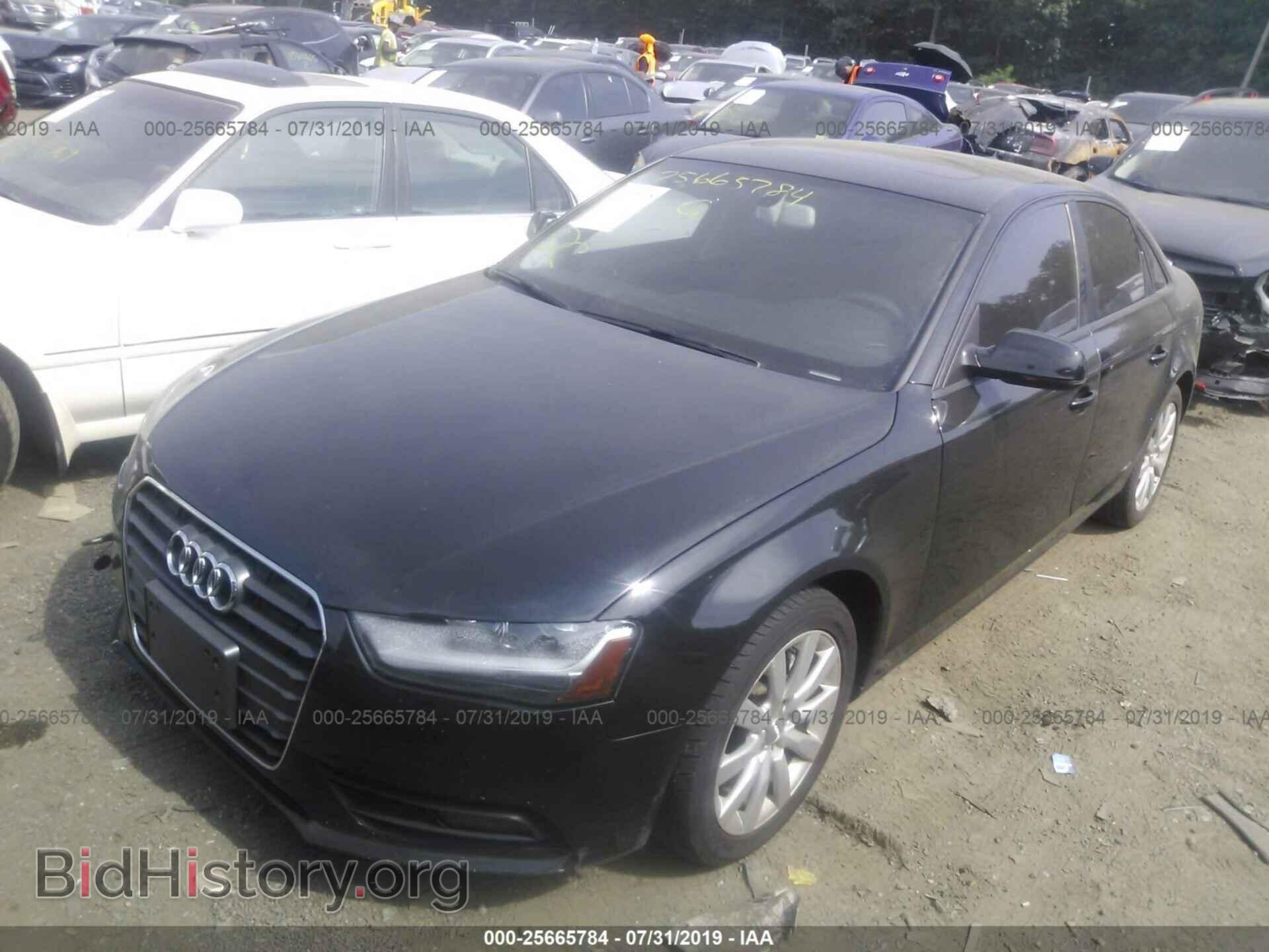 2013 AUDI A4 - VIN: WAUAFAFL4DA160261 - Фото 2