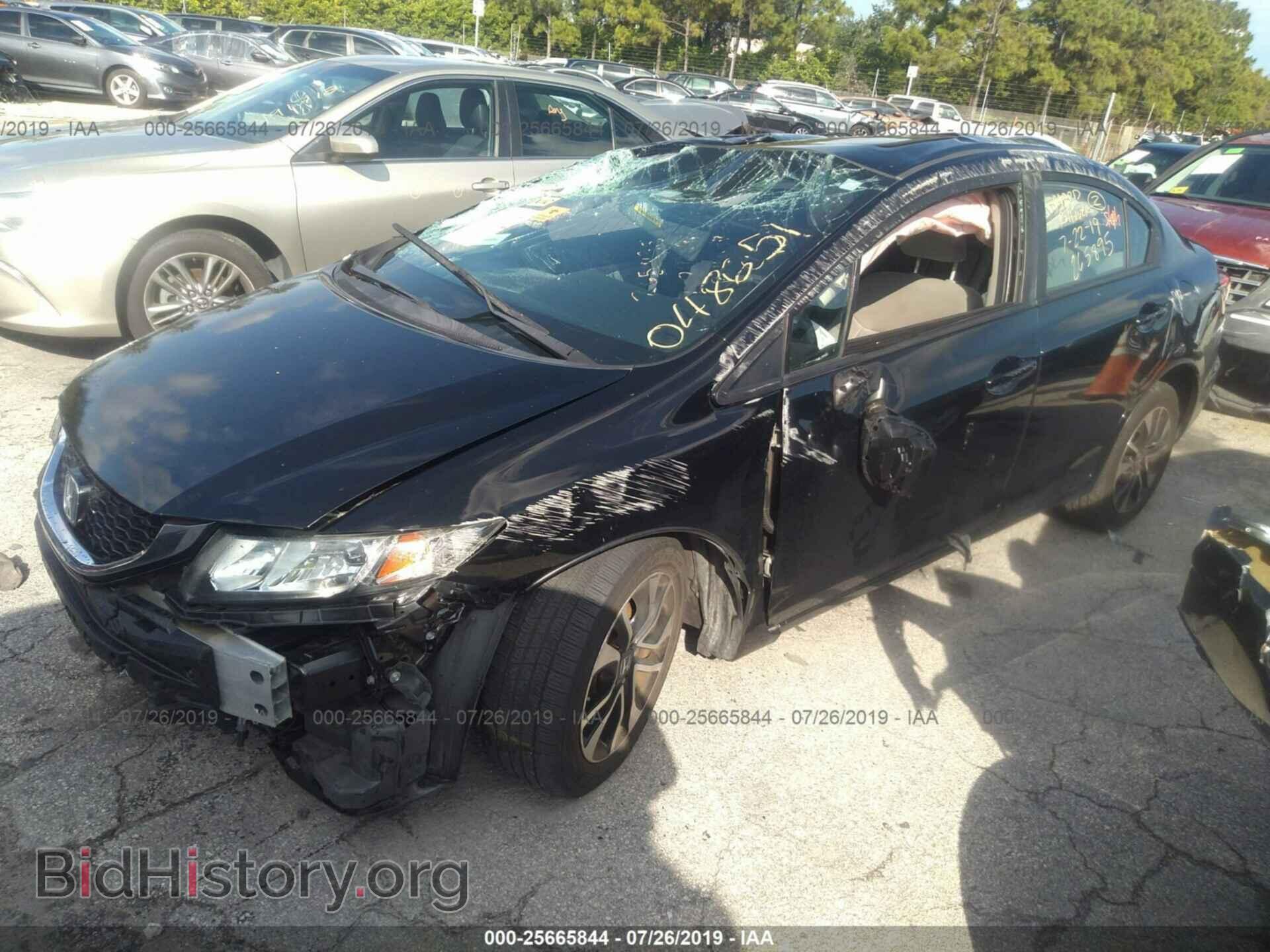 2013 HONDA CIVIC - VIN: 19XFB2F81DE048651 - Фото 2