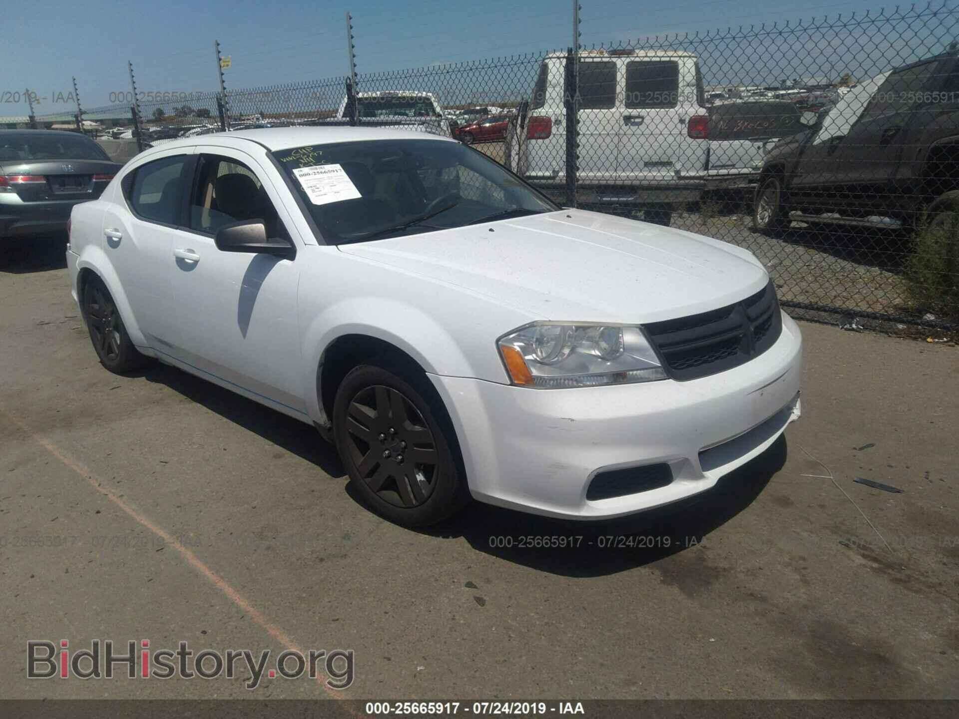 Photo 1C3CDZAB6DN596797 - DODGE AVENGER 2013
