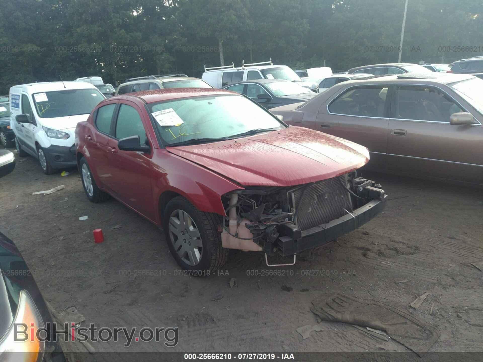 Photo 1C3CDZAB4EN110277 - DODGE AVENGER 2014