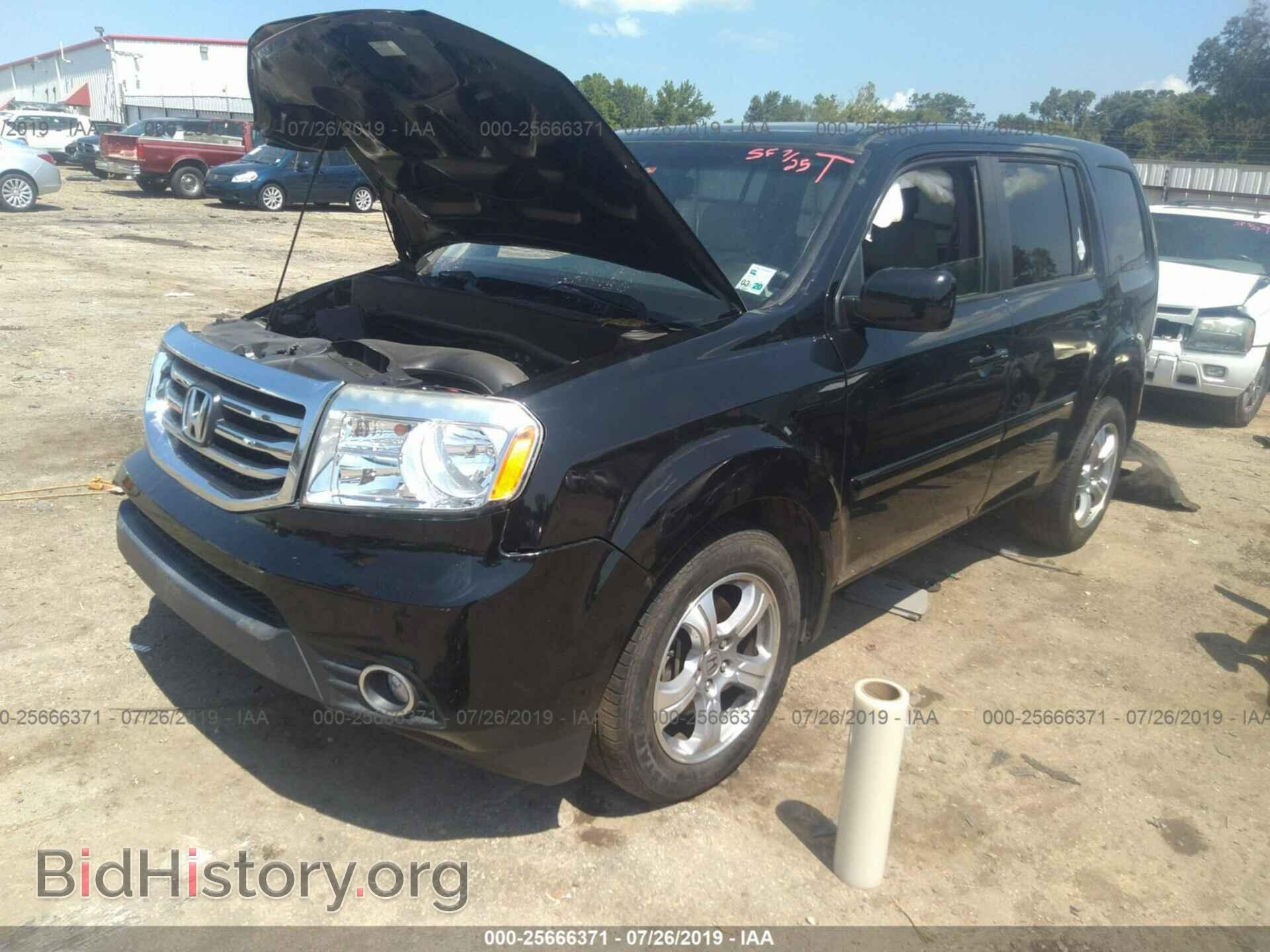2014 HONDA PILOT - VIN: 5FNYF3H45EB002183 - Фото 2