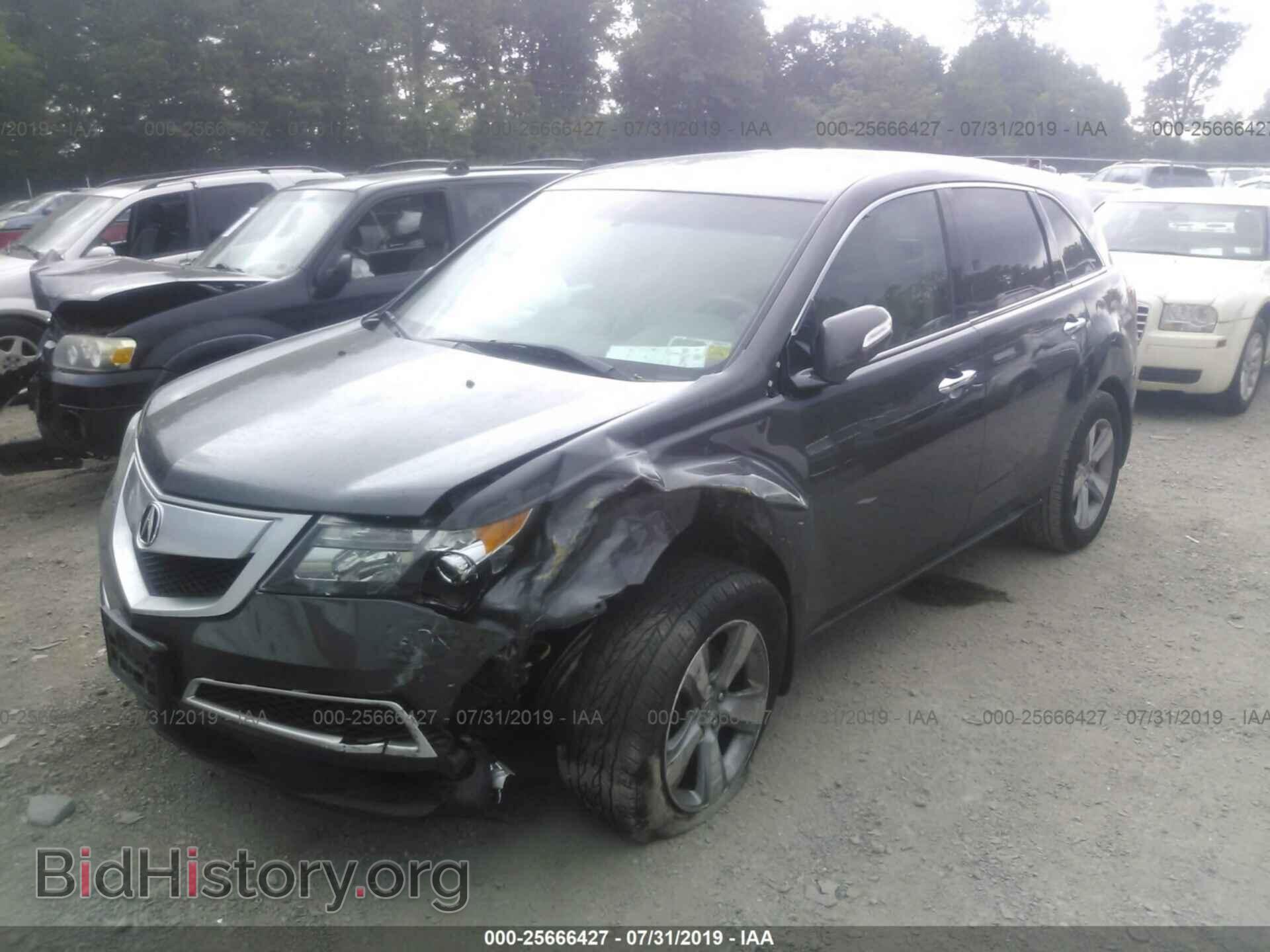 2012 ACURA MDX - VIN: 2HNYD2H30CH516645 - Фото 2