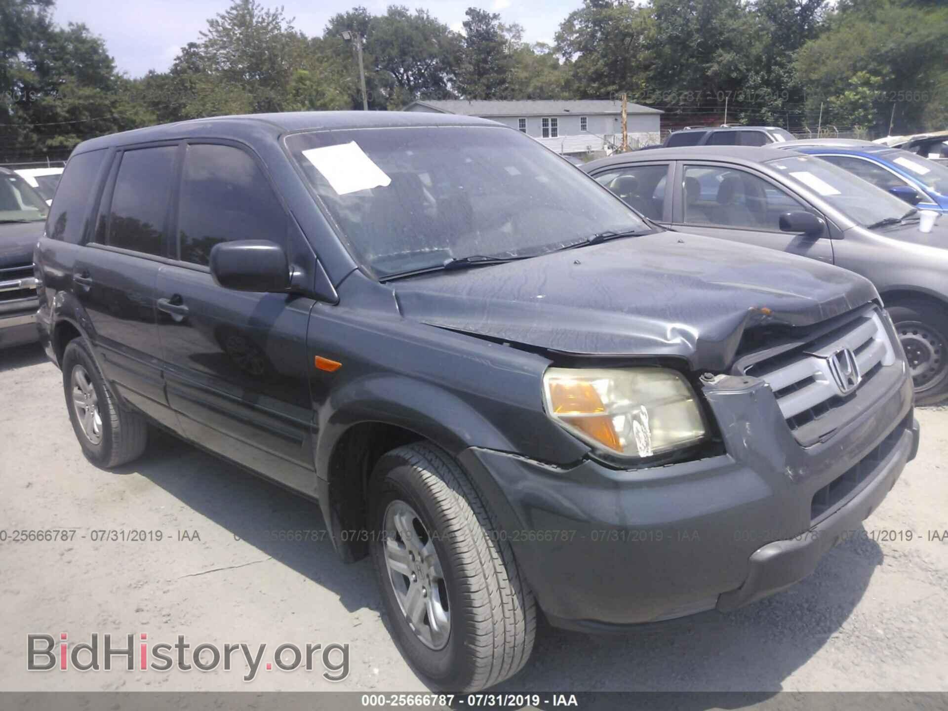Фотография 5FNYF28126B025003 - HONDA PILOT 2006