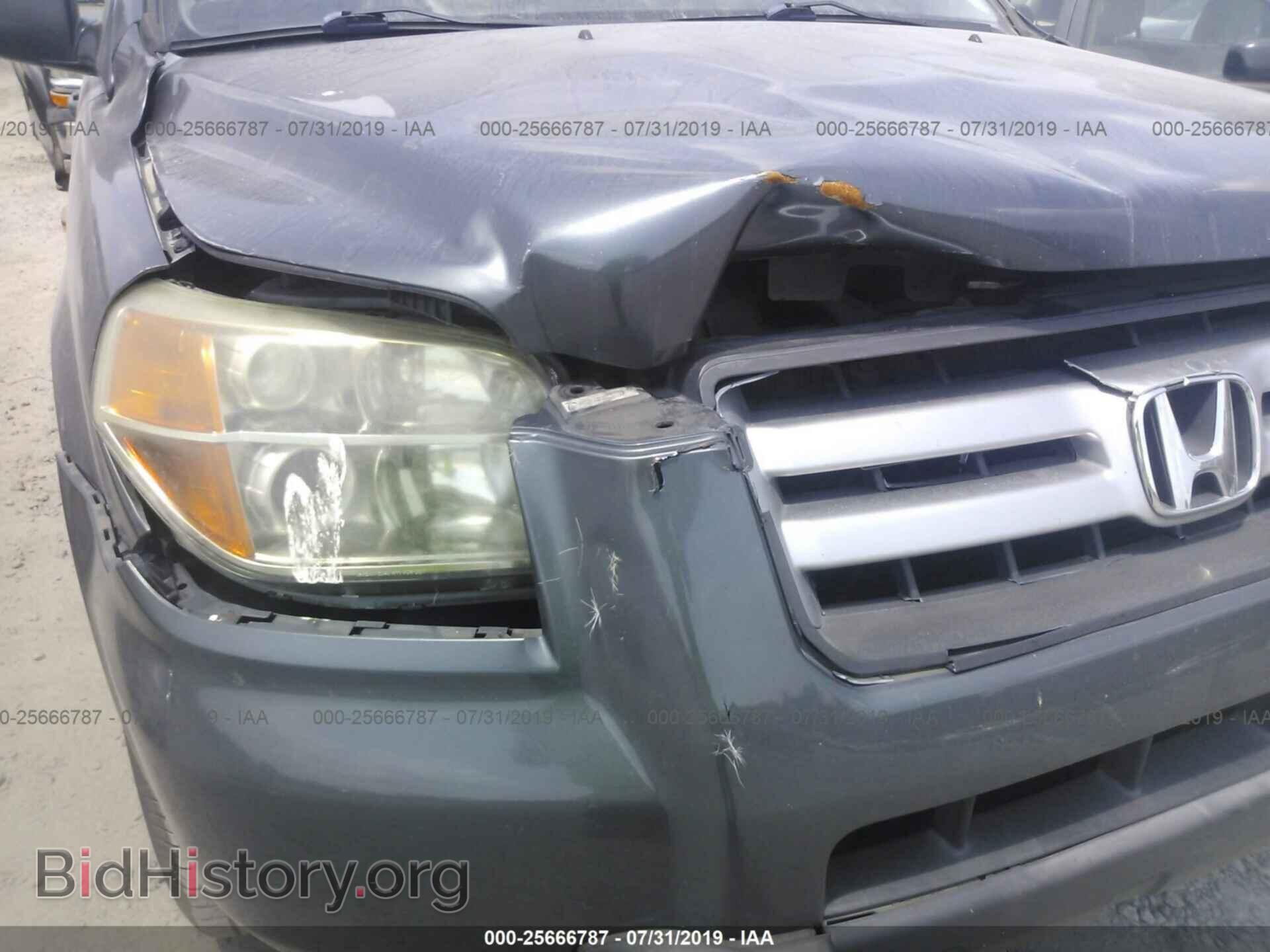 2006 HONDA PILOT - VIN: 5FNYF28126B025003 - Photo 6