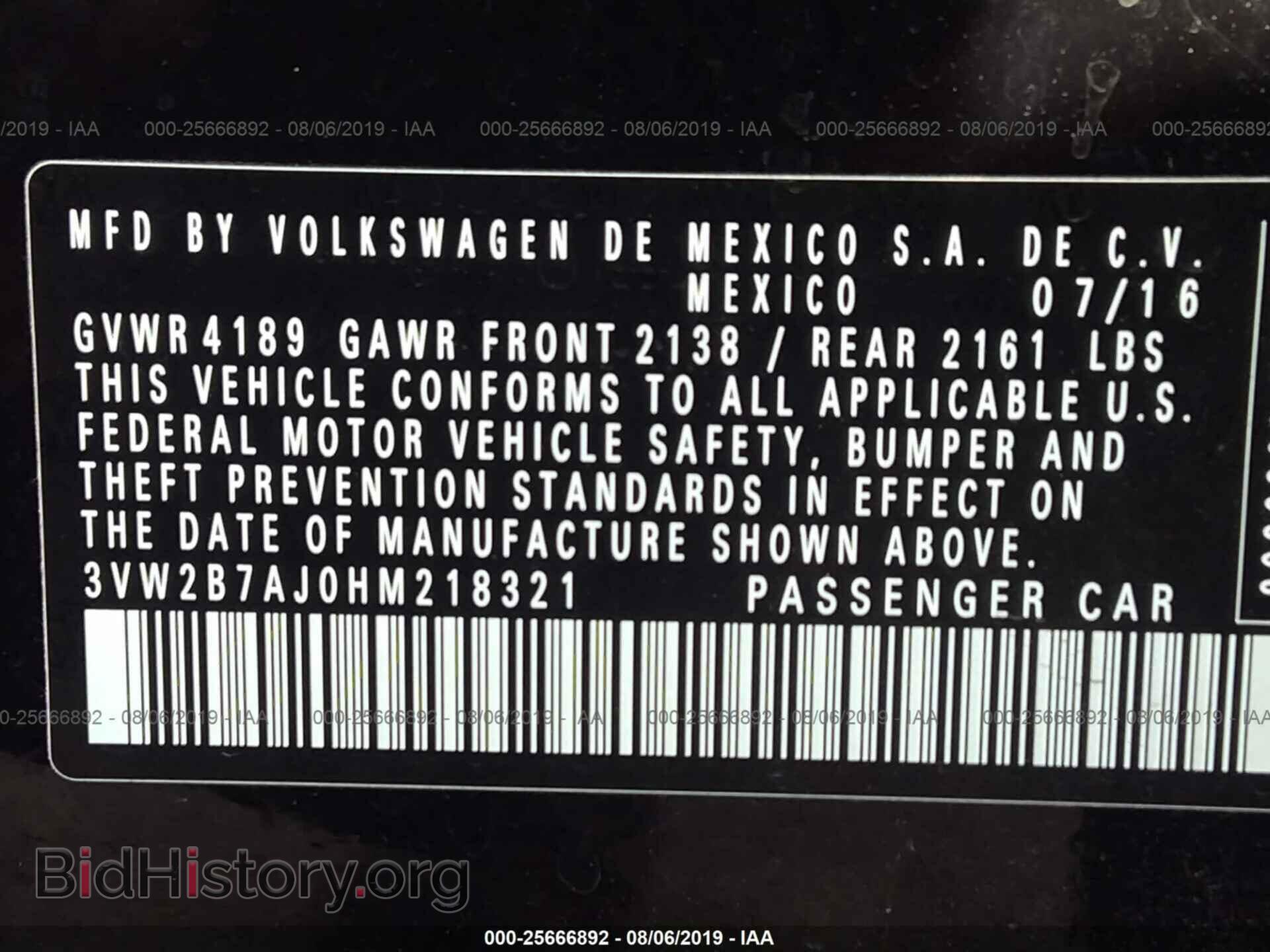 2017 VOLKSWAGEN JETTA - VIN: 3VW2B7AJ0HM218321 - Photo 9