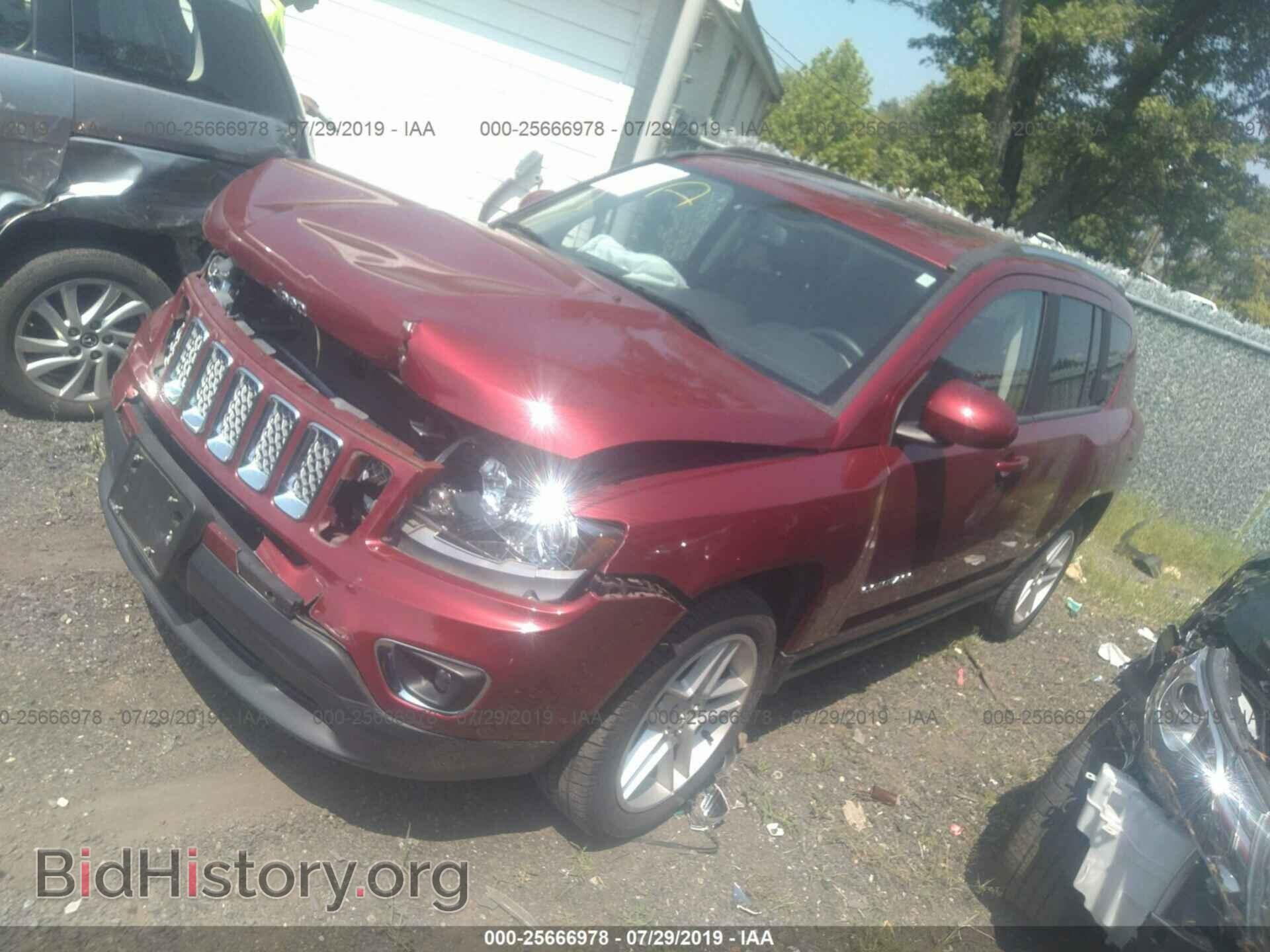 2014 JEEP COMPASS - VIN: 1C4NJDCB0ED661552 - Фото 2
