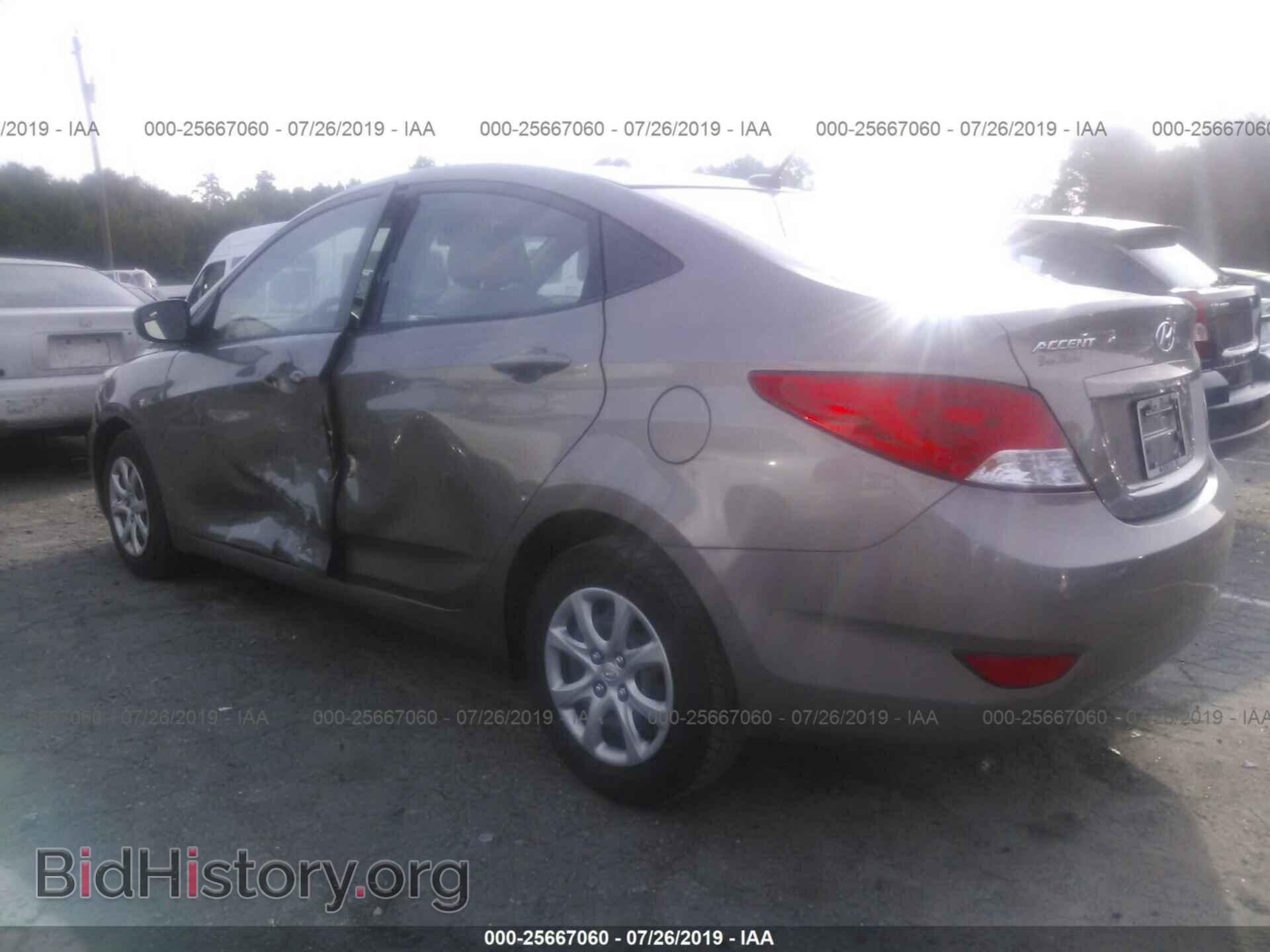 2014 HYUNDAI ACCENT - VIN: KMHCT4AE9EU656795 - Фото 3