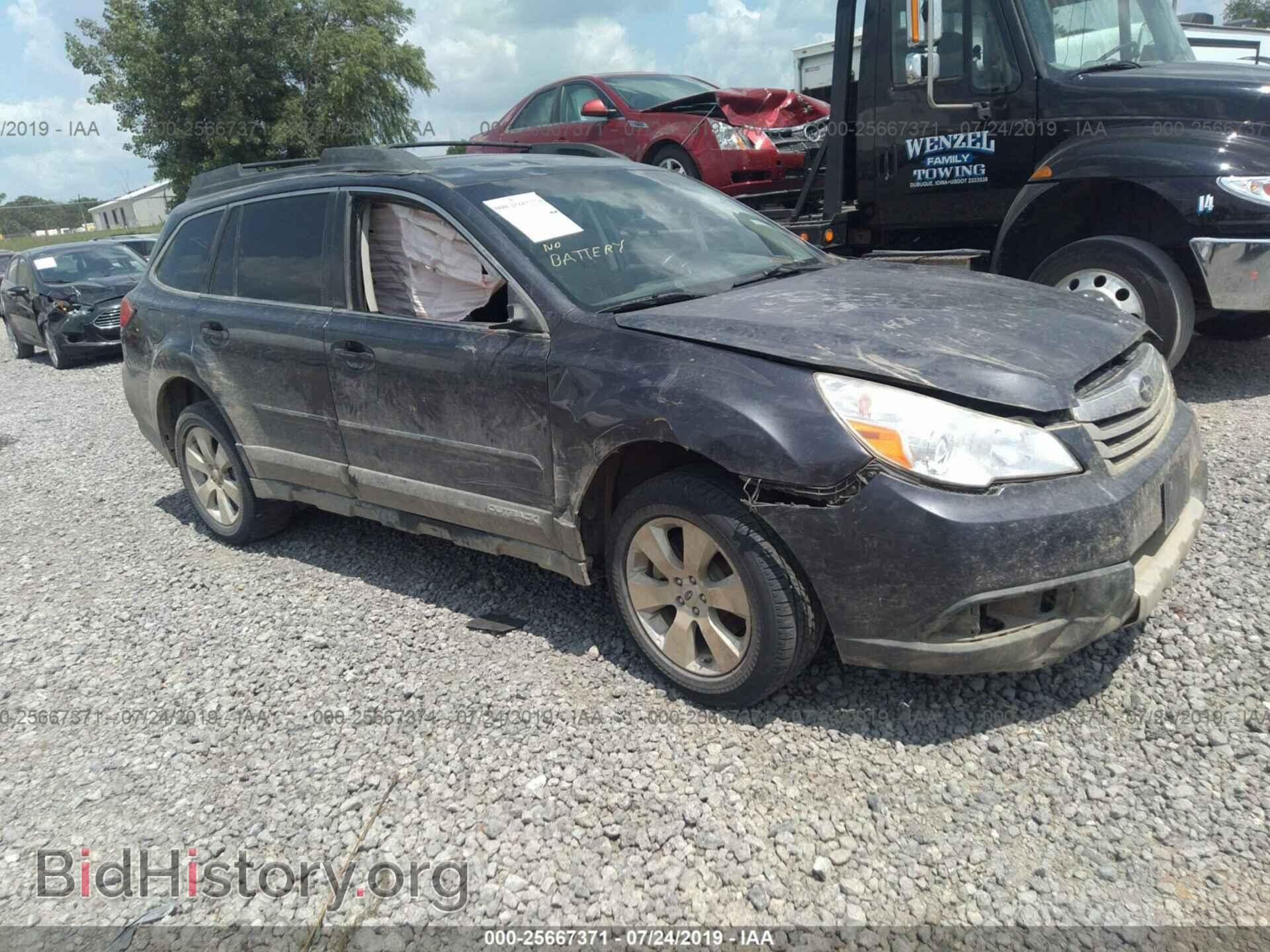 Фотография 4S4BRELCXC2216153 - SUBARU OUTBACK 2012