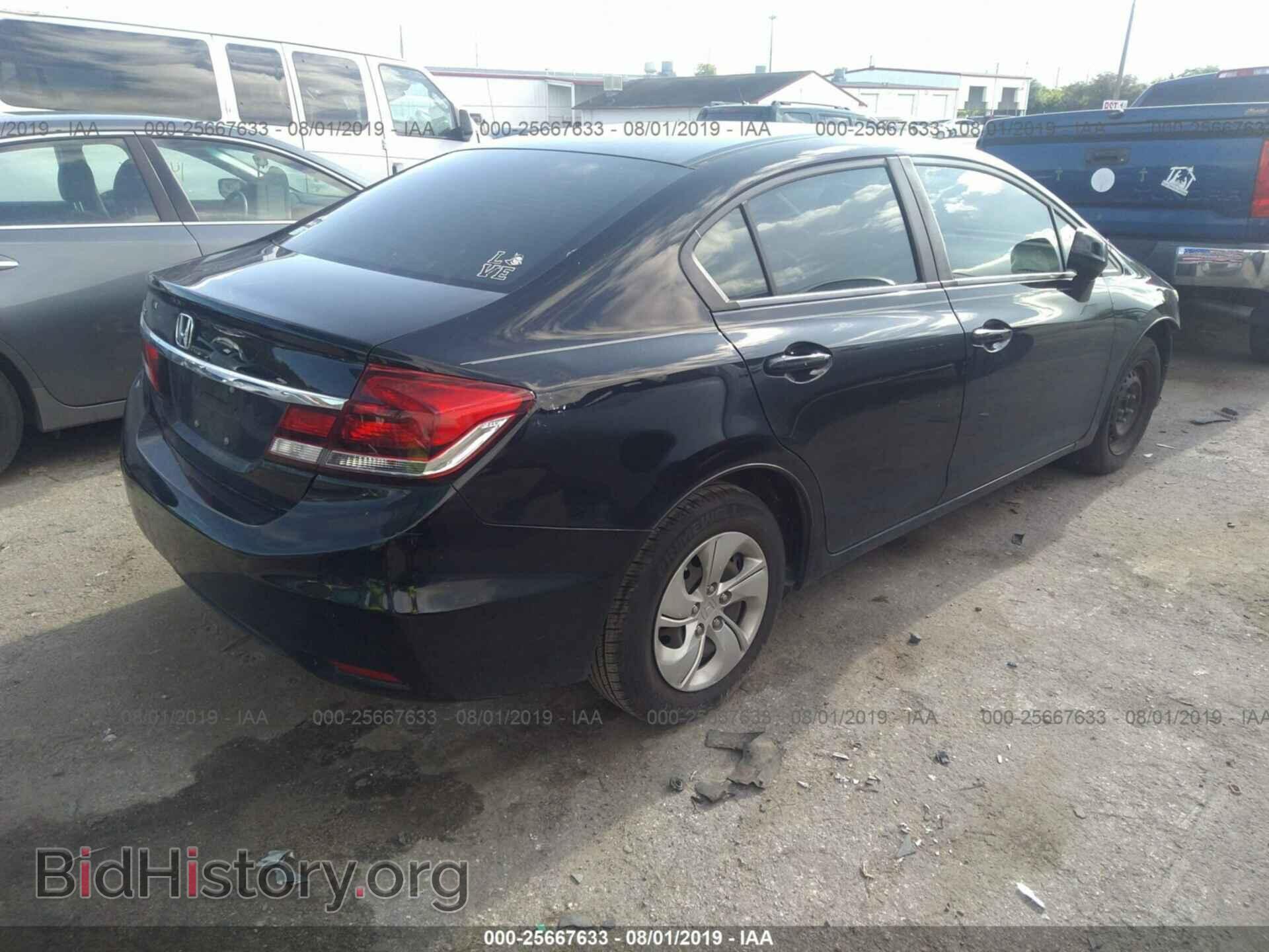 2013 HONDA CIVIC - VIN: 19XFB2F57DE028183 - Фото 4
