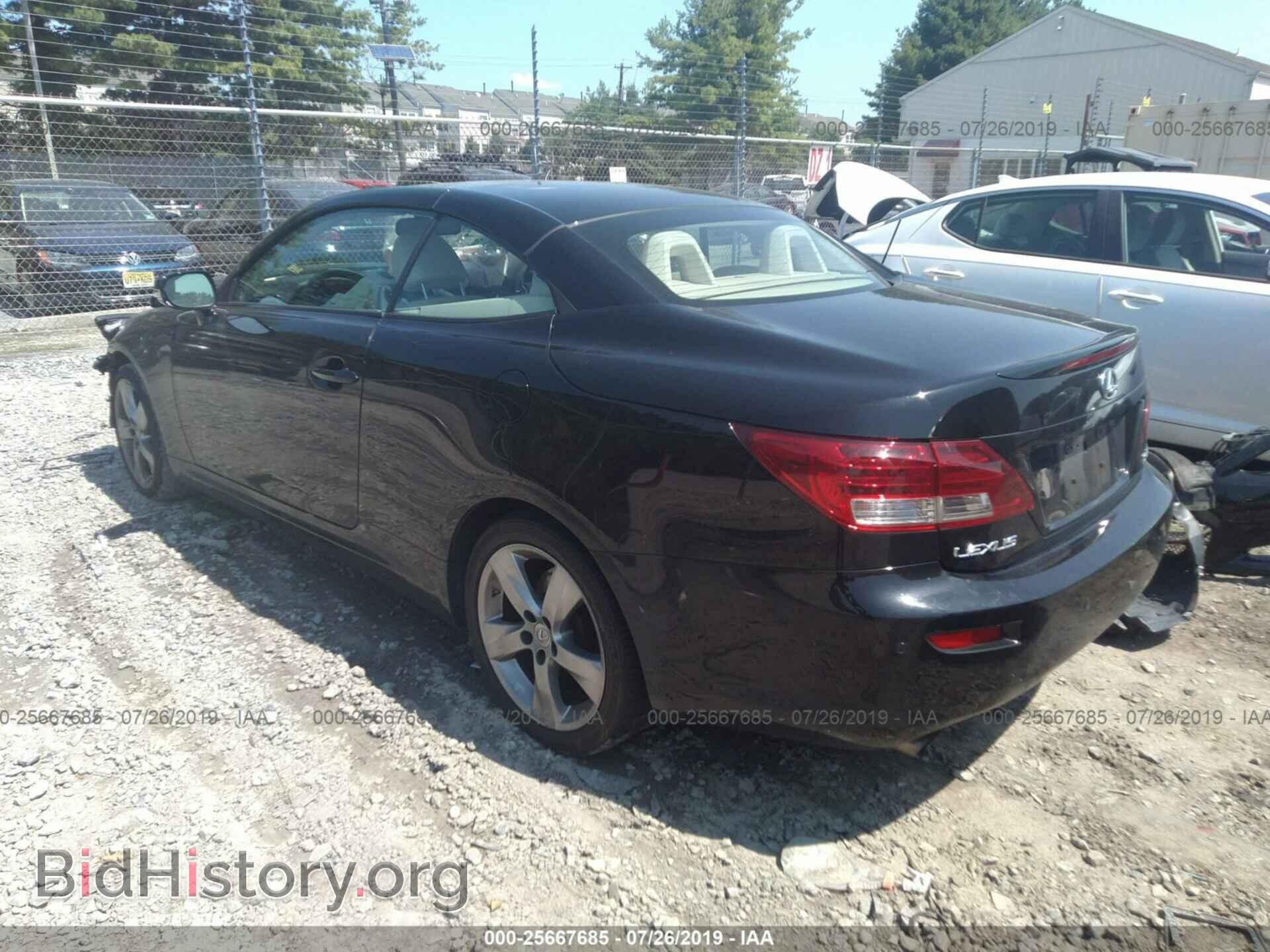 2010 LEXUS IS - VIN: JTHFE2C28A2501212 - Фото 3