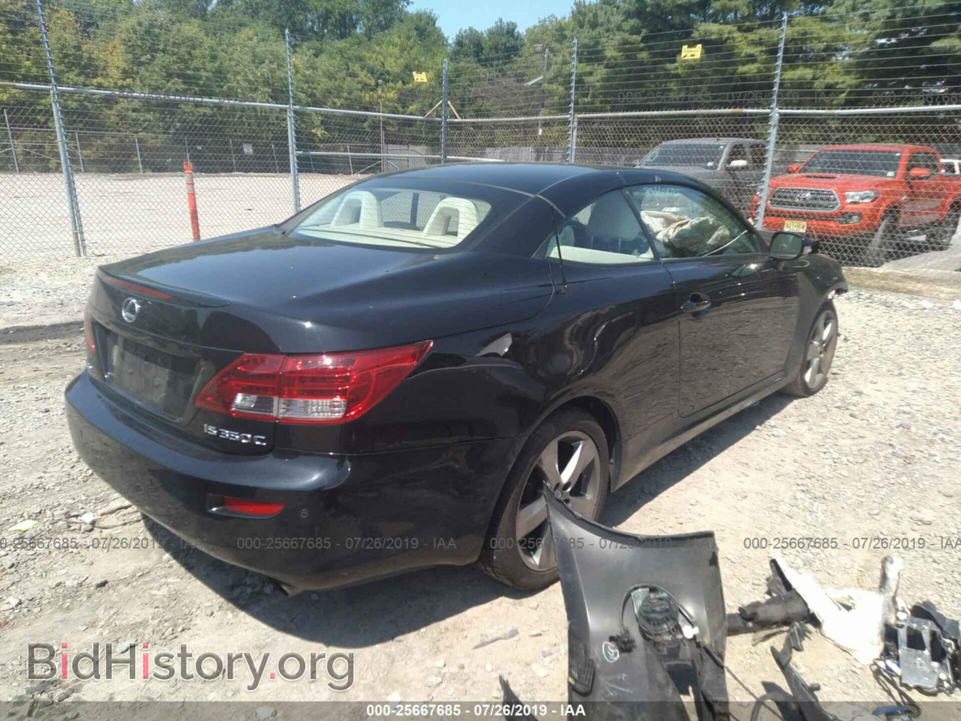 2010 LEXUS IS - VIN: JTHFE2C28A2501212 - Фото 4