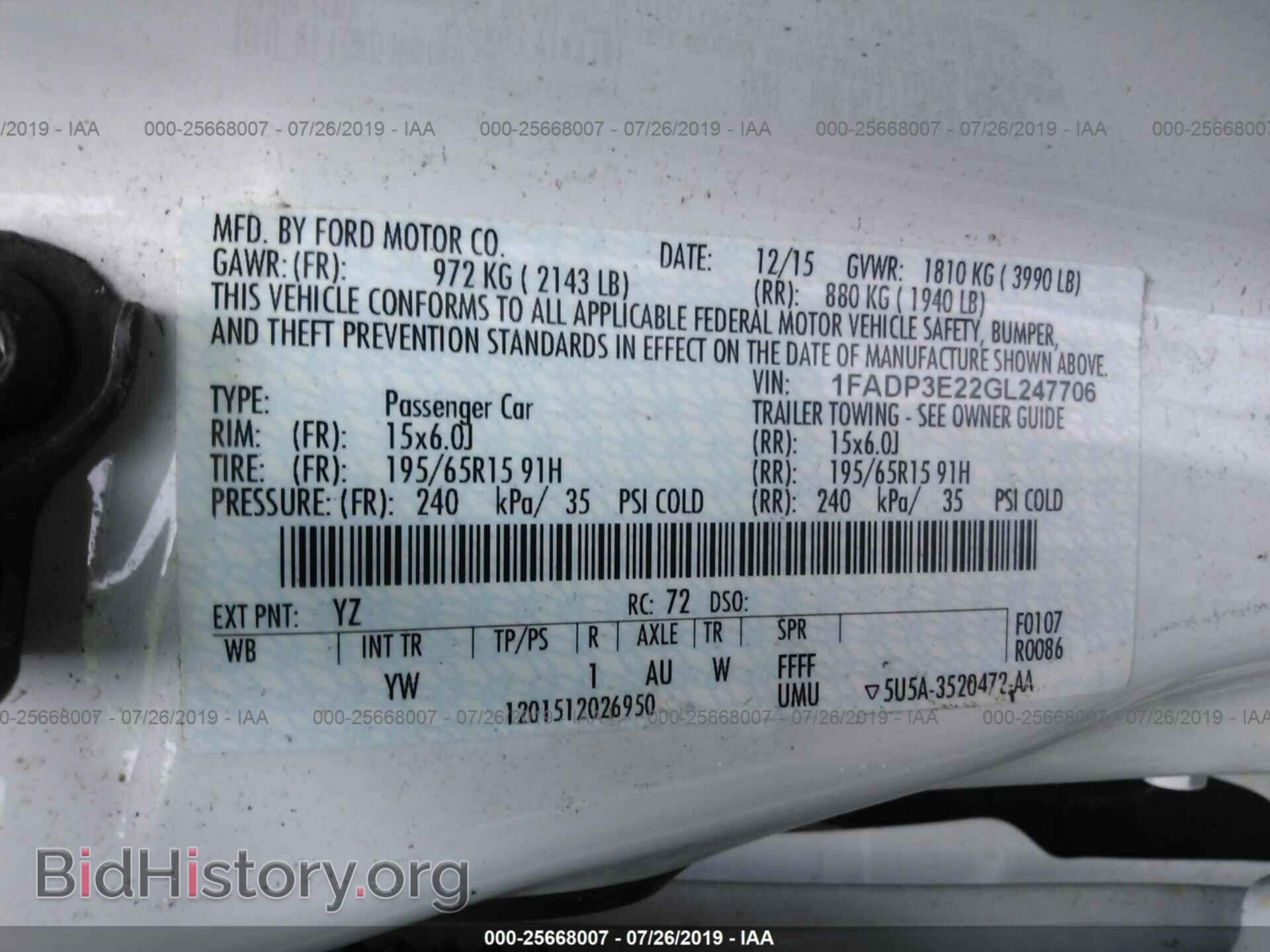 2016 FORD FOCUS - VIN: 1FADP3E22GL247706 - Photo 9