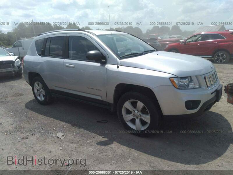2012 Jeep COMPASS Sport (VIN 1C4NJDBB5CD662114) — фото 1 из 10, IAAI, повреждение: левая задняя часть