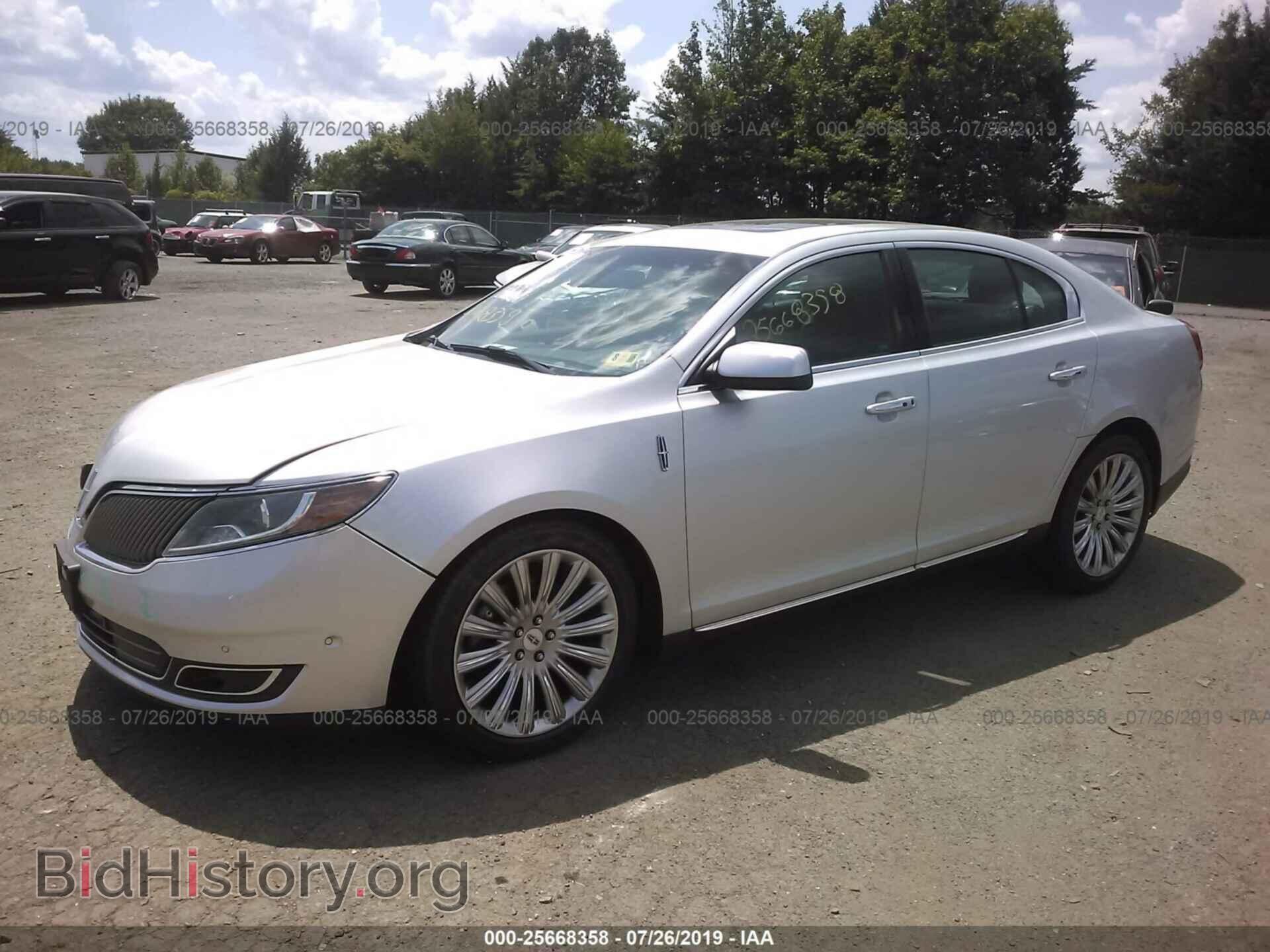 2014 LINCOLN MKS - VIN: 1LNHL9DK7EG611339 - Фото 2