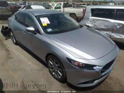 2019 Mazda 3 Select, серебристый — VIN JM1BPBAM3K1115478, IAAI