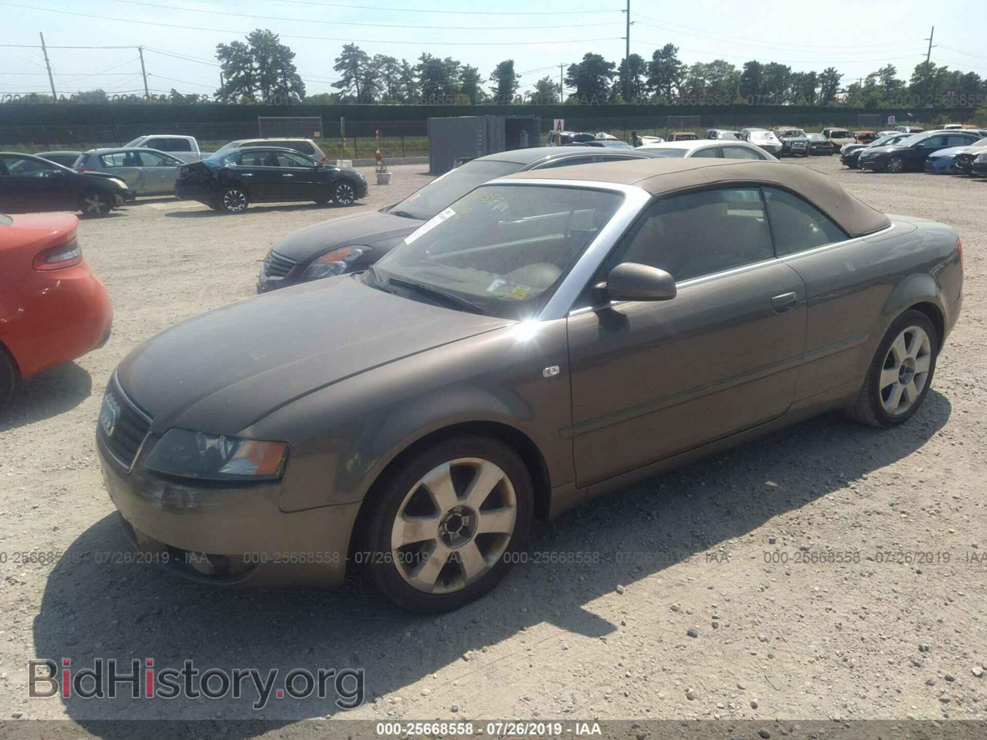 2005 AUDI A4 - VIN: WAUAC48H55K015745 - Фото 2