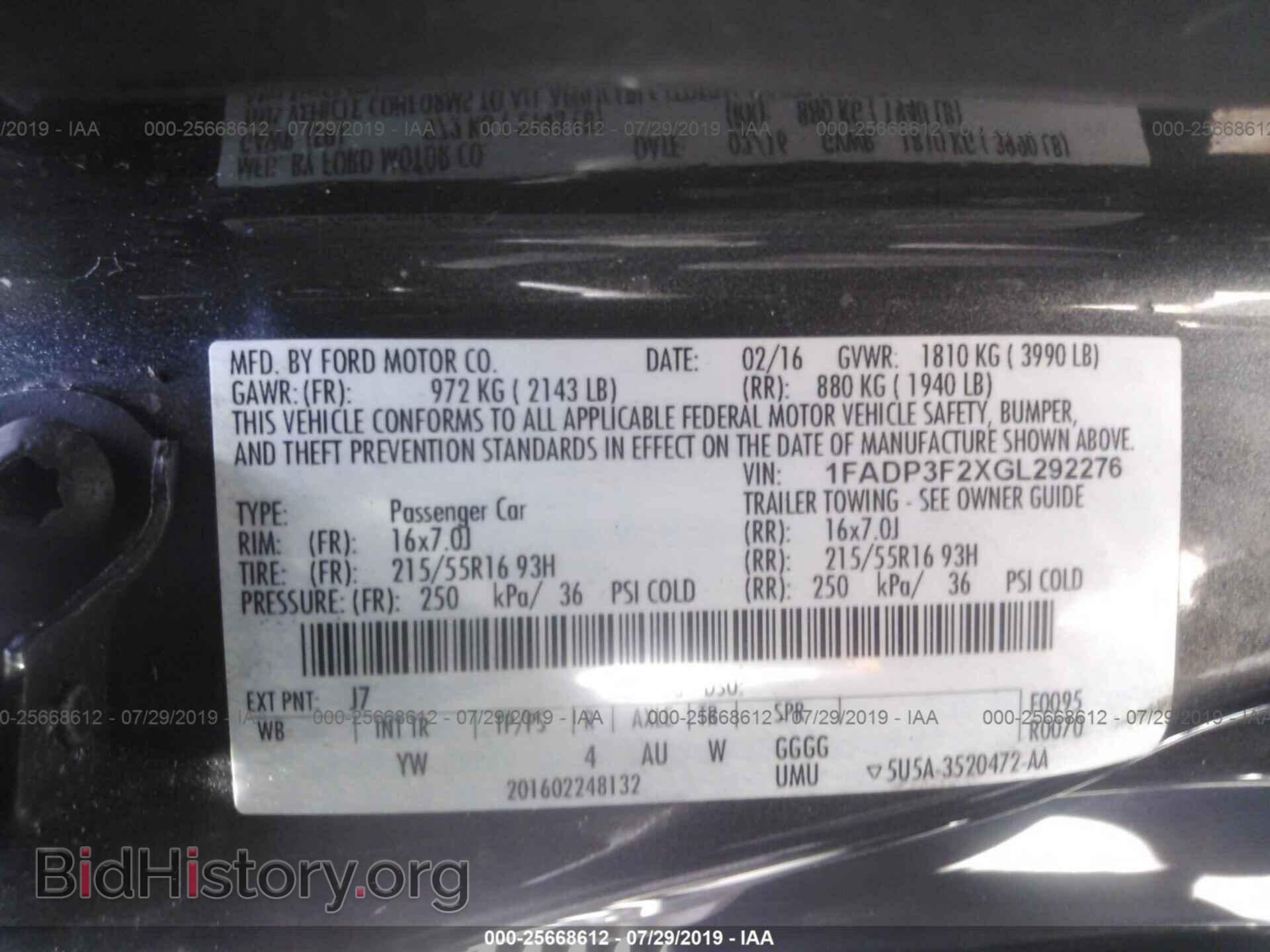 2016 FORD FOCUS - VIN: 1FADP3F2XGL292276 - Photo 9