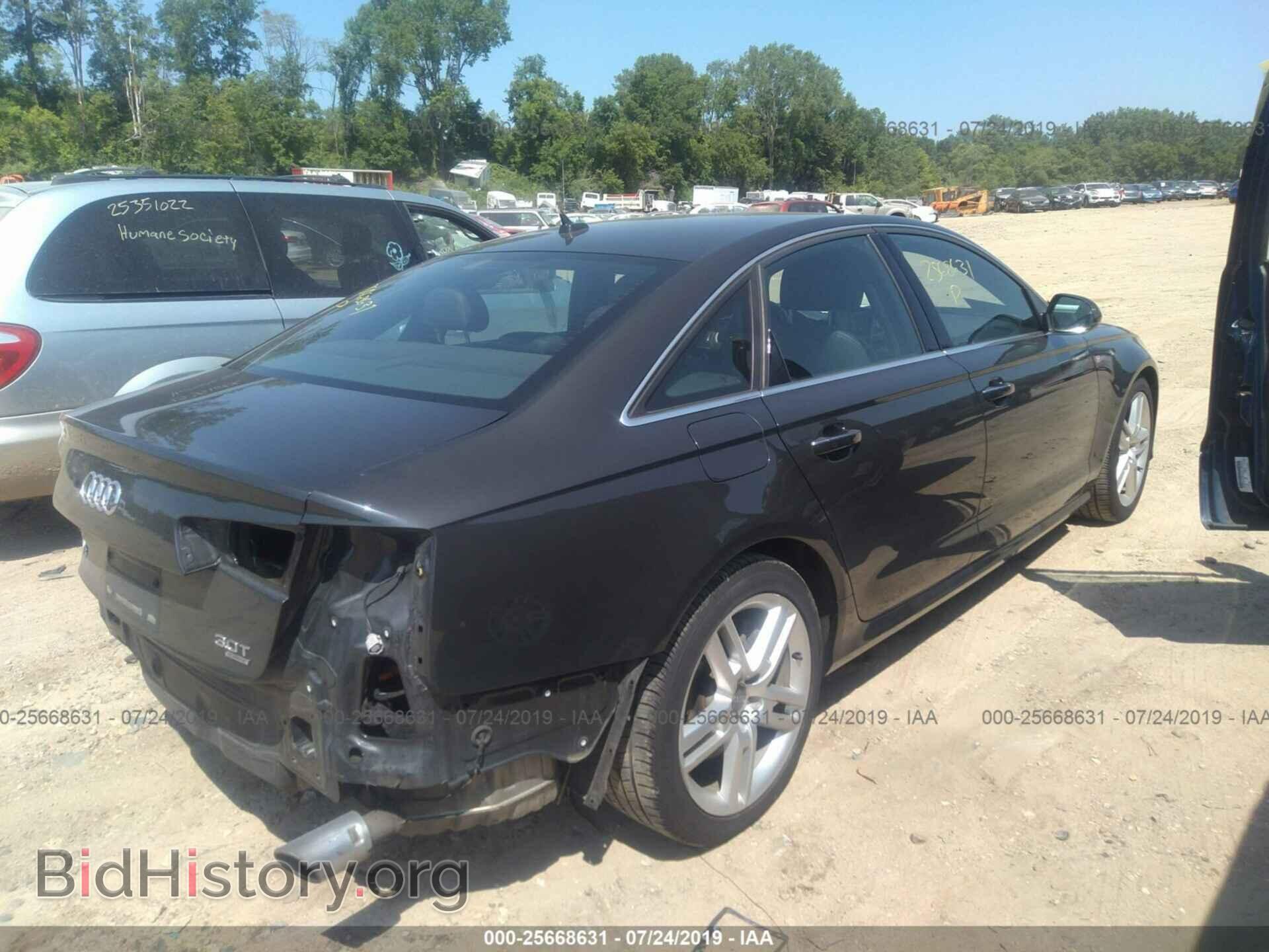2014 AUDI A6 - VIN: WAUHGAFC4EN104259 - Фото 4