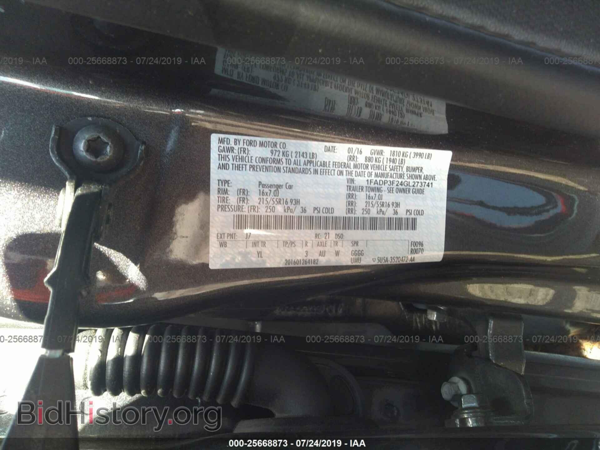 2016 FORD FOCUS - VIN: 1FADP3F24GL273741 - Photo 9