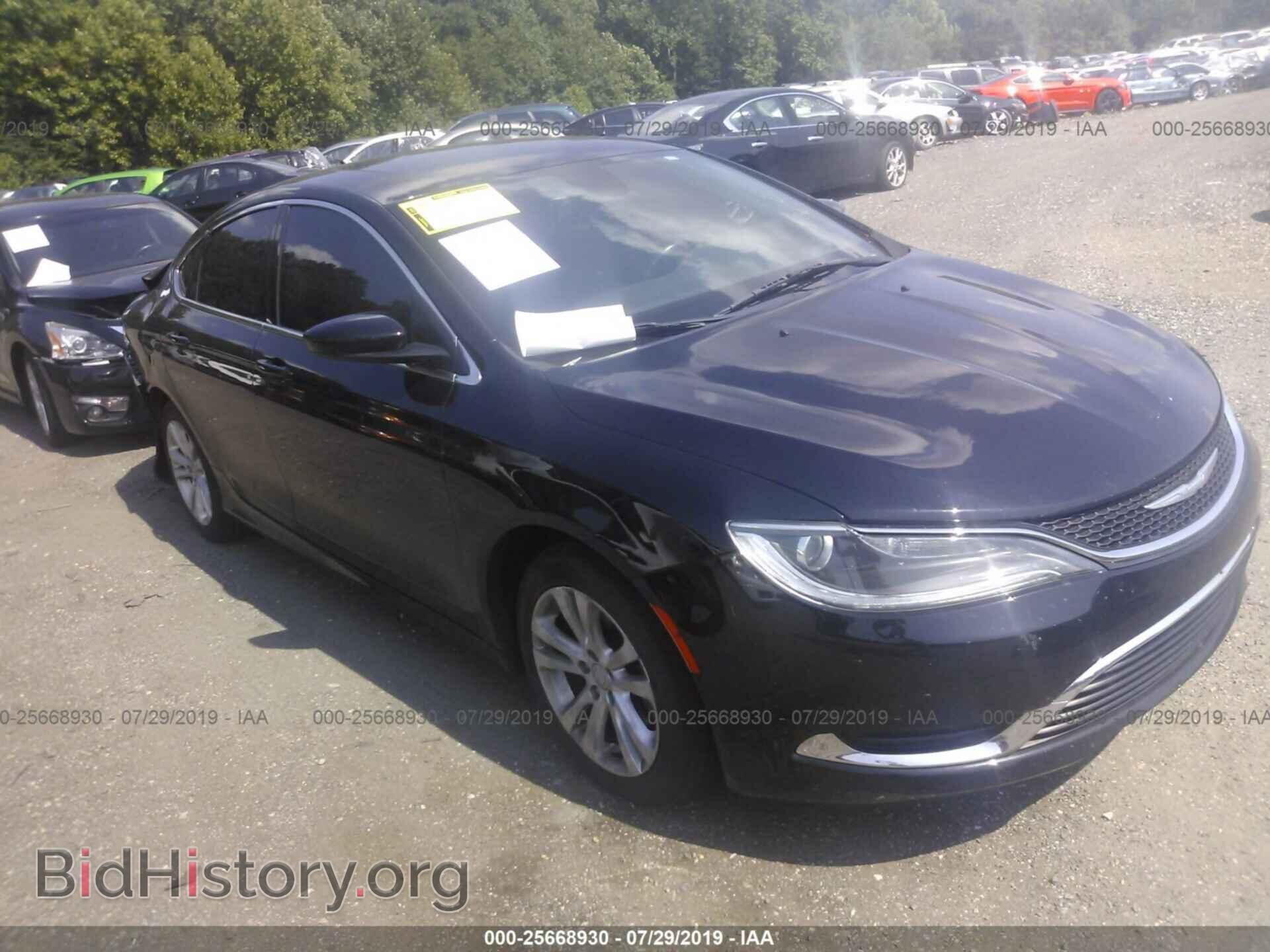 Фотография 1C3CCCAB9GN137414 - CHRYSLER 200 2016